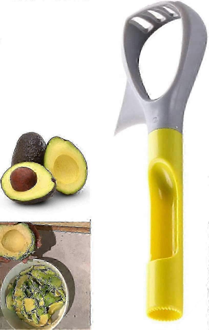 5-in-1 Multifunctional Kitchen Tool for Peeling, Mashing, Cutting, Splitting & De-seeding - Versatile Device for Food Preparation