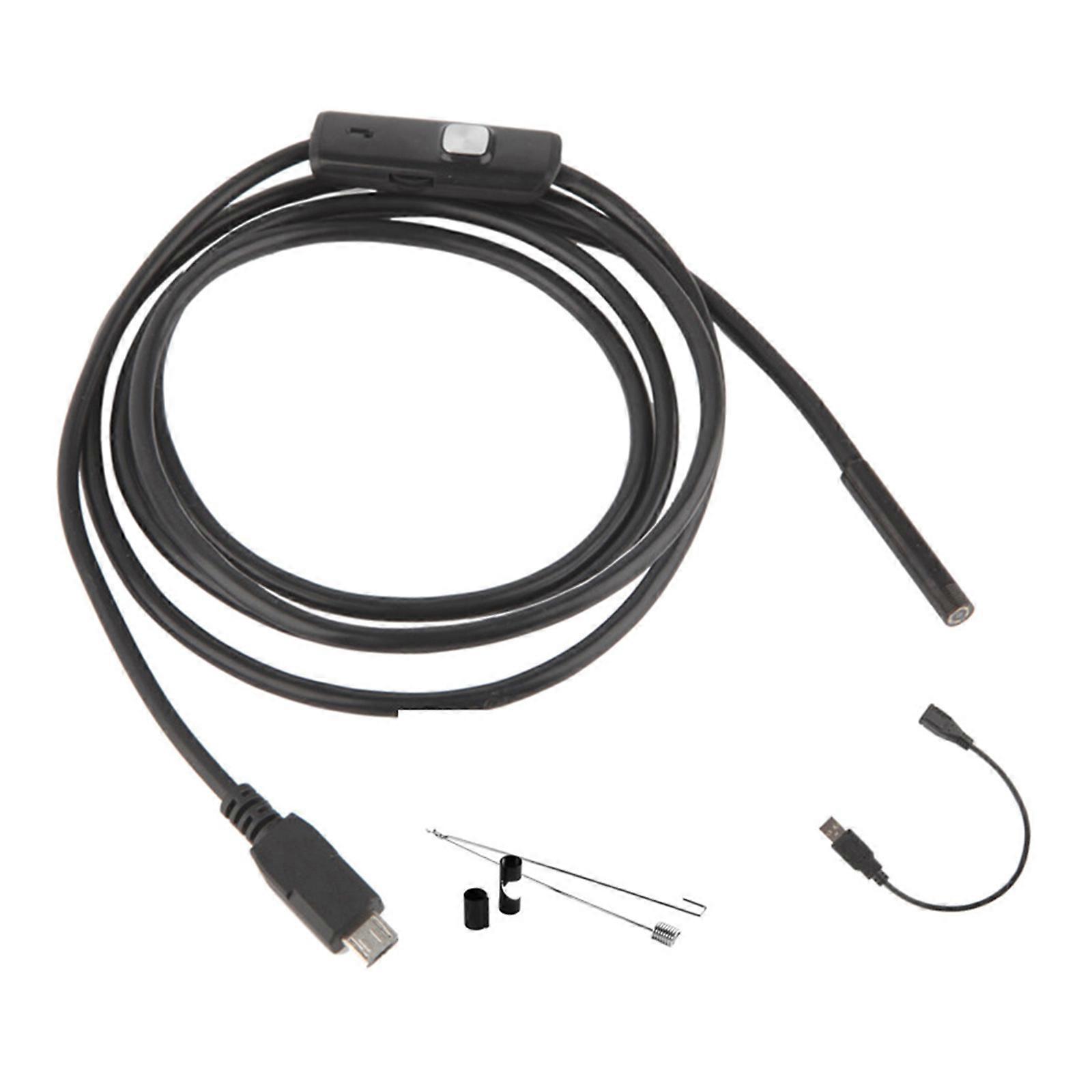 Endoscope Camera with Light, 720P Borescope with 6 Adjustable LED Light,Endoscope Snake Camera IP67 Waterproof Multicolor