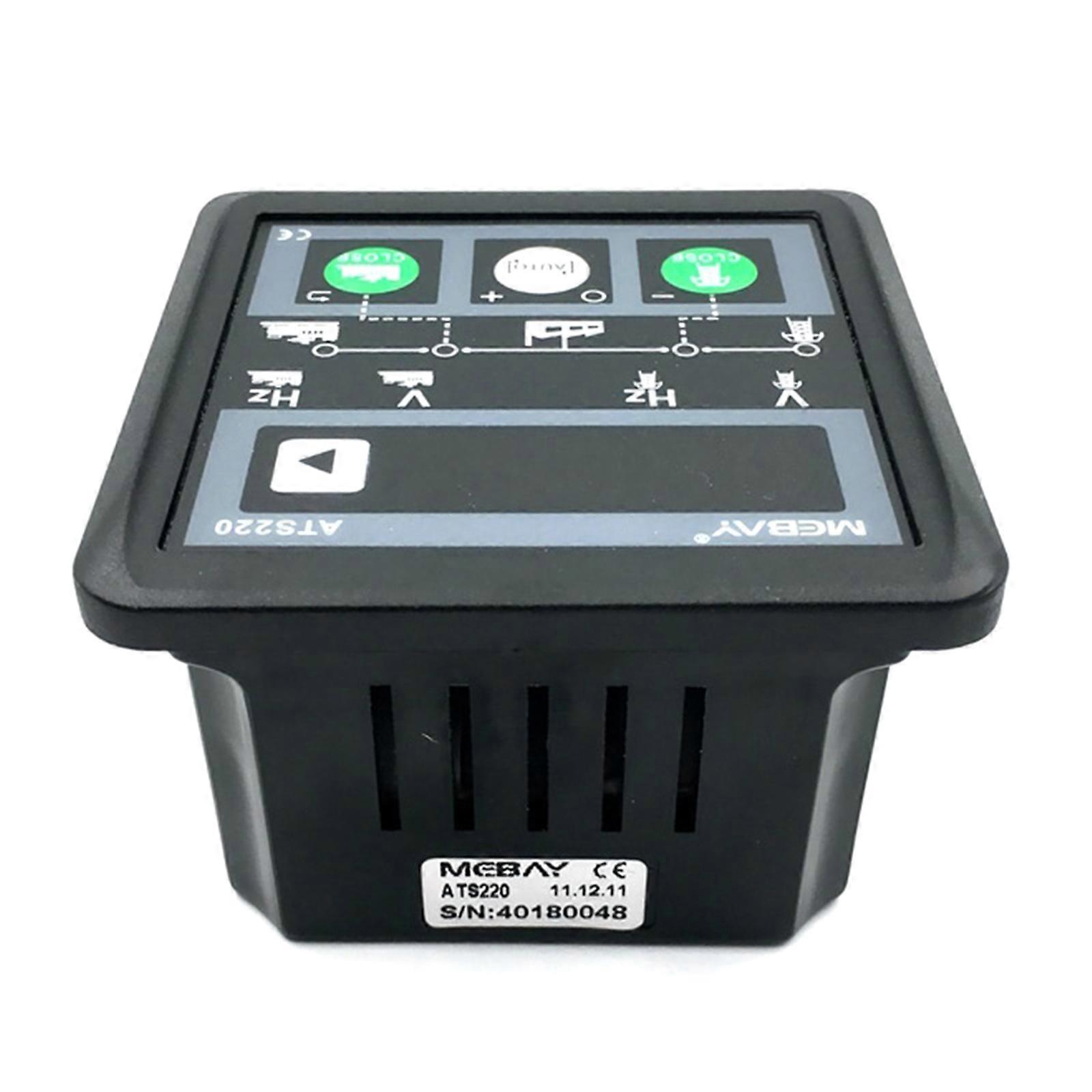 Genset ATS-controller ATS220 Elektrisch generatorpaneel Automatische handmatige LED-automatische omschakelaars Multicolor