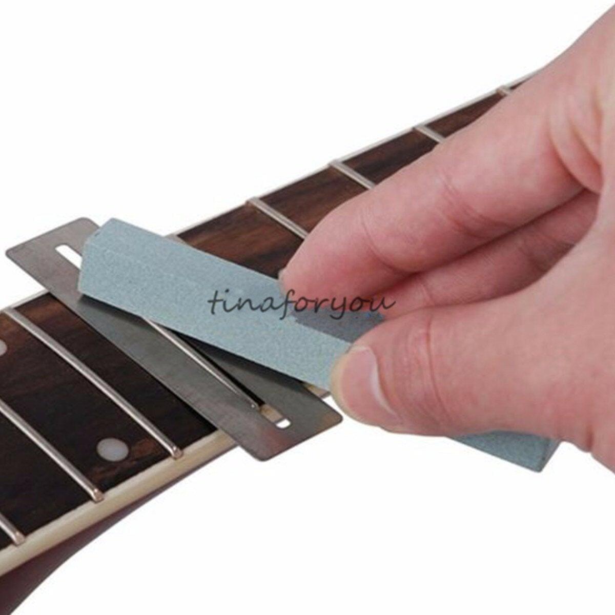 2Pcs Guitar Fretboard Protector Fingerboard Guards With Sander Luthier Tool