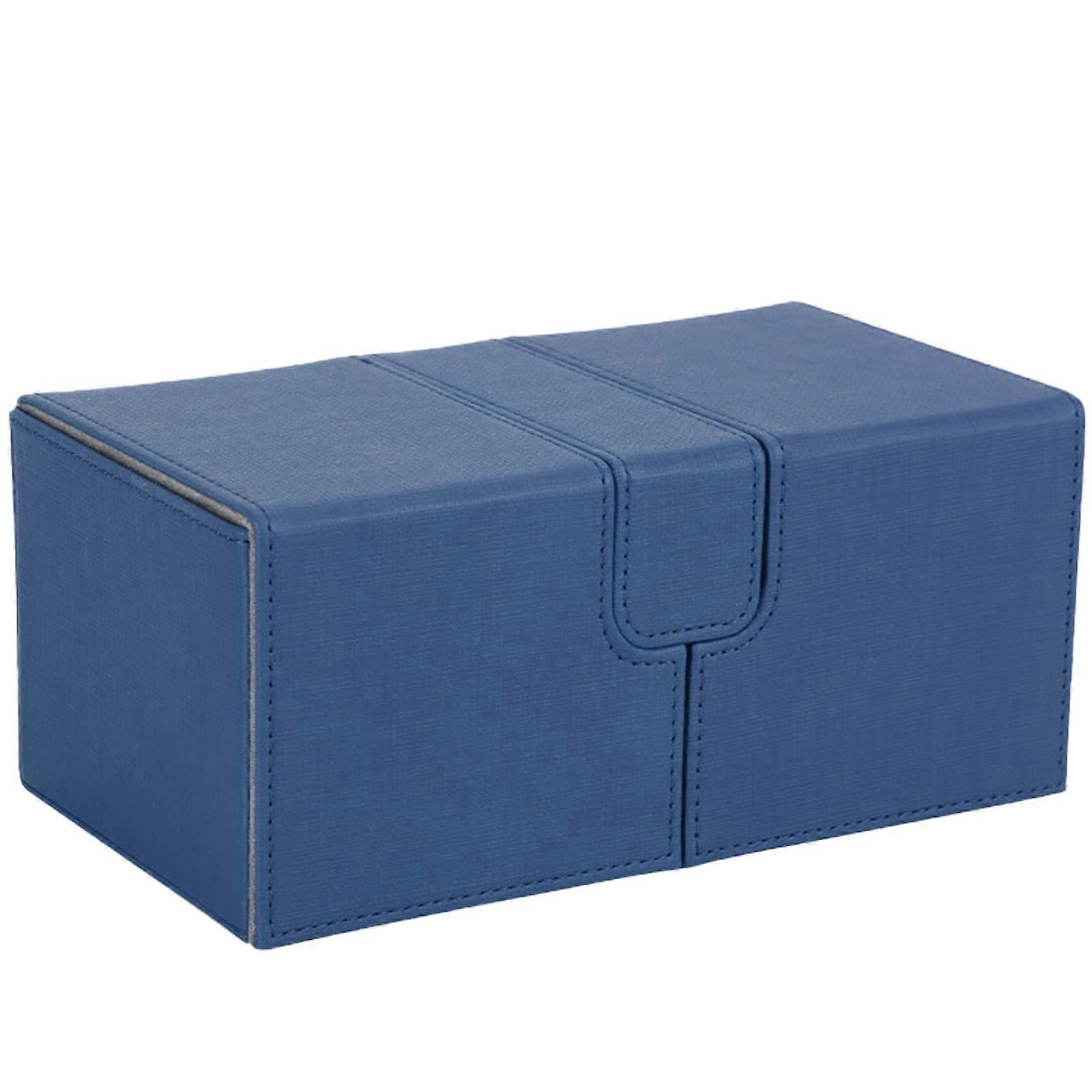 Magnetic Card Box Leather Card Storage Case Collectible Card Carrying Bag Deck Game Card Box Ref: 3354