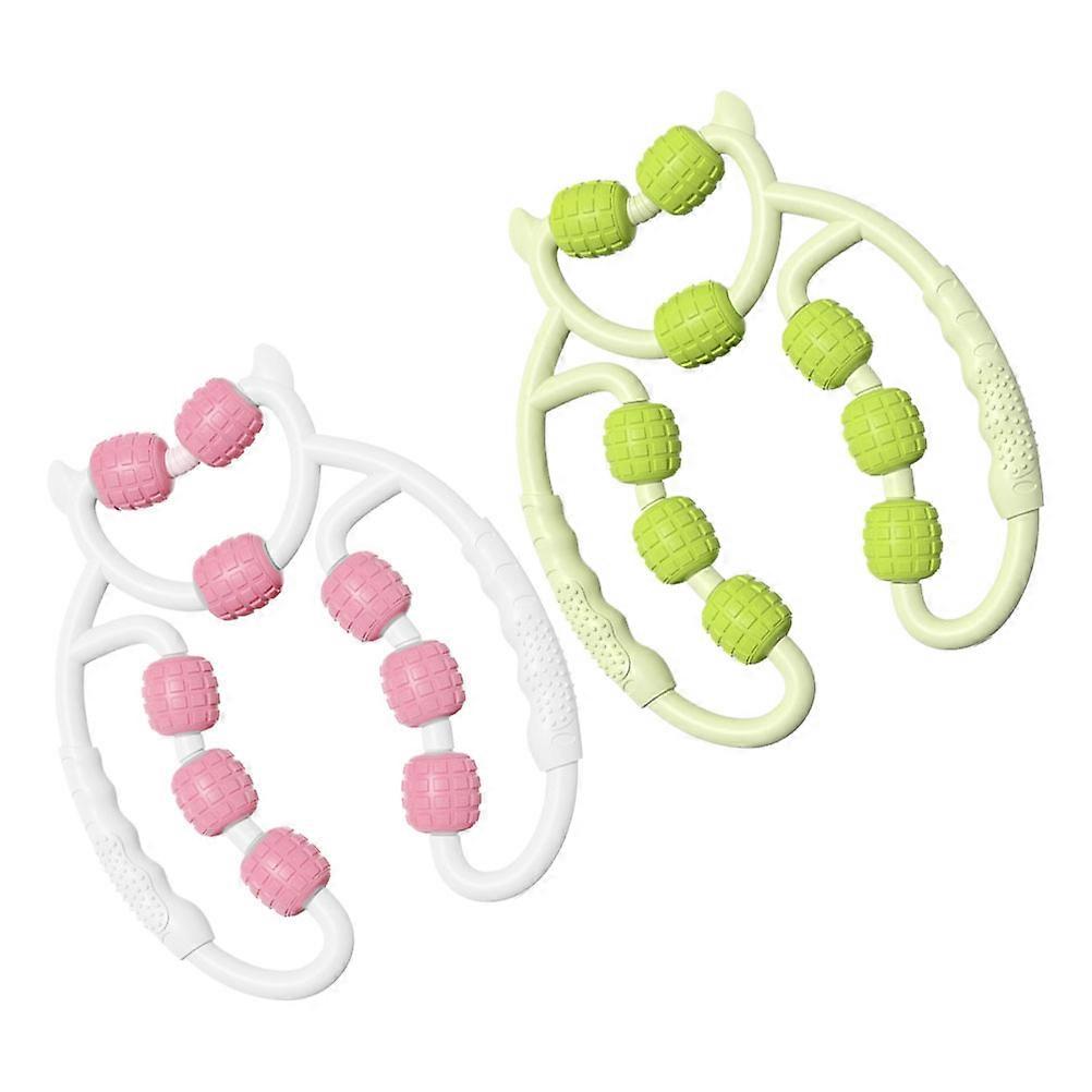 Manual Massage Roller for Leg Muscle Relief with PP Material in Assorted Colors for Home and Travel