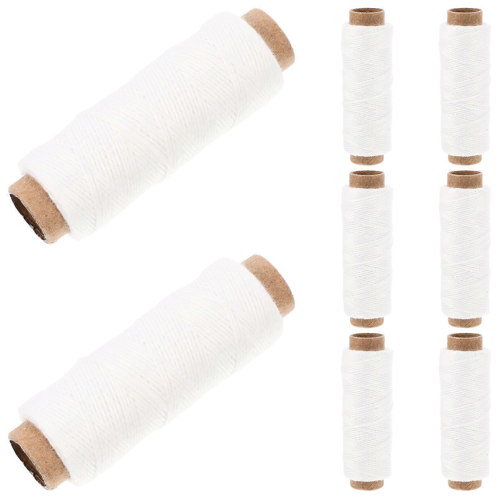 8 Rolls Cotton Cooking Twine Multi Function Food Safe Rope for DIY Crafts, Tapestry & Meat Tying Ideal for Handmade Projects