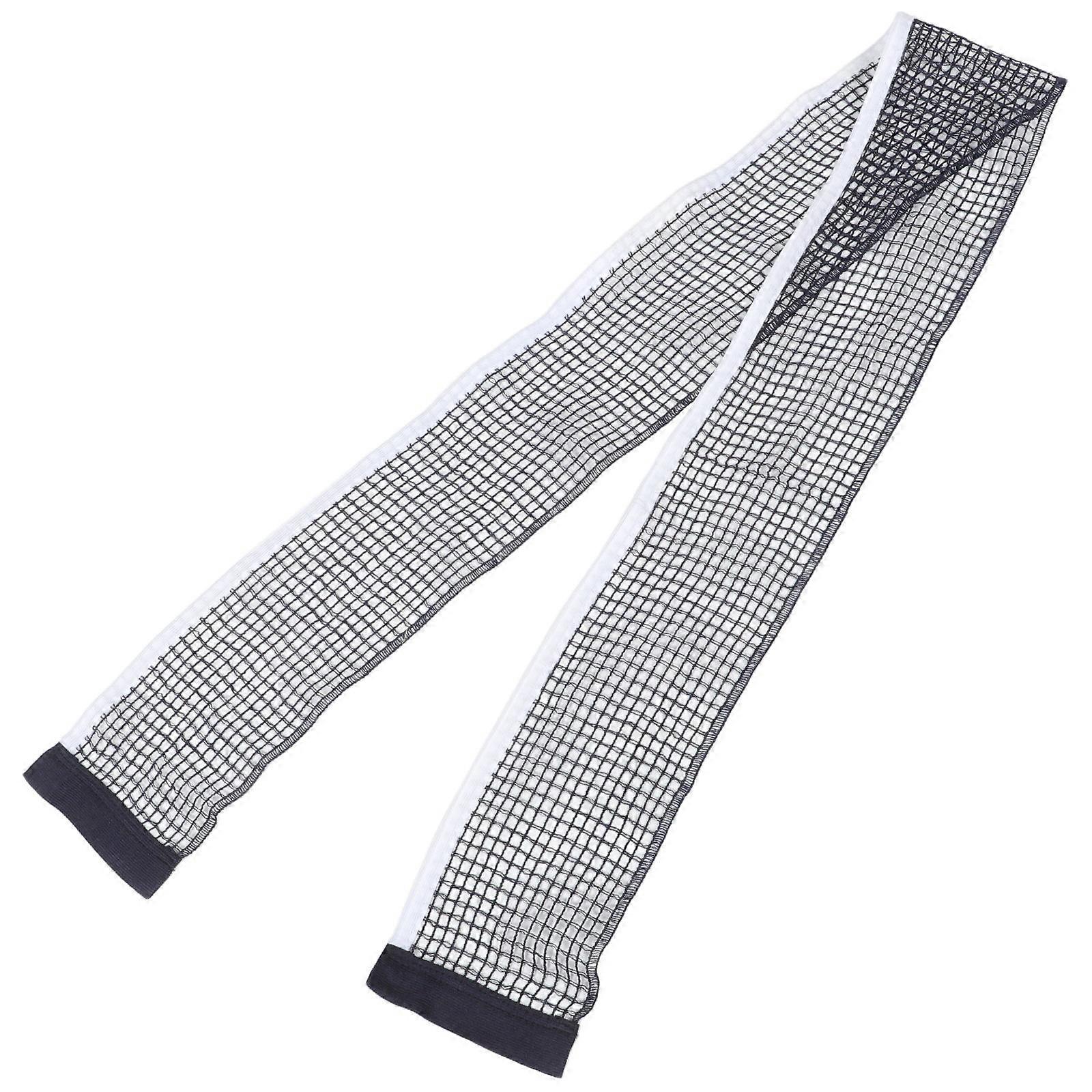 Lightweight Foldable Table Tennis Replacement Net Durable Polyester Cotton Mesh for Easy Setup and Consistent Rebound