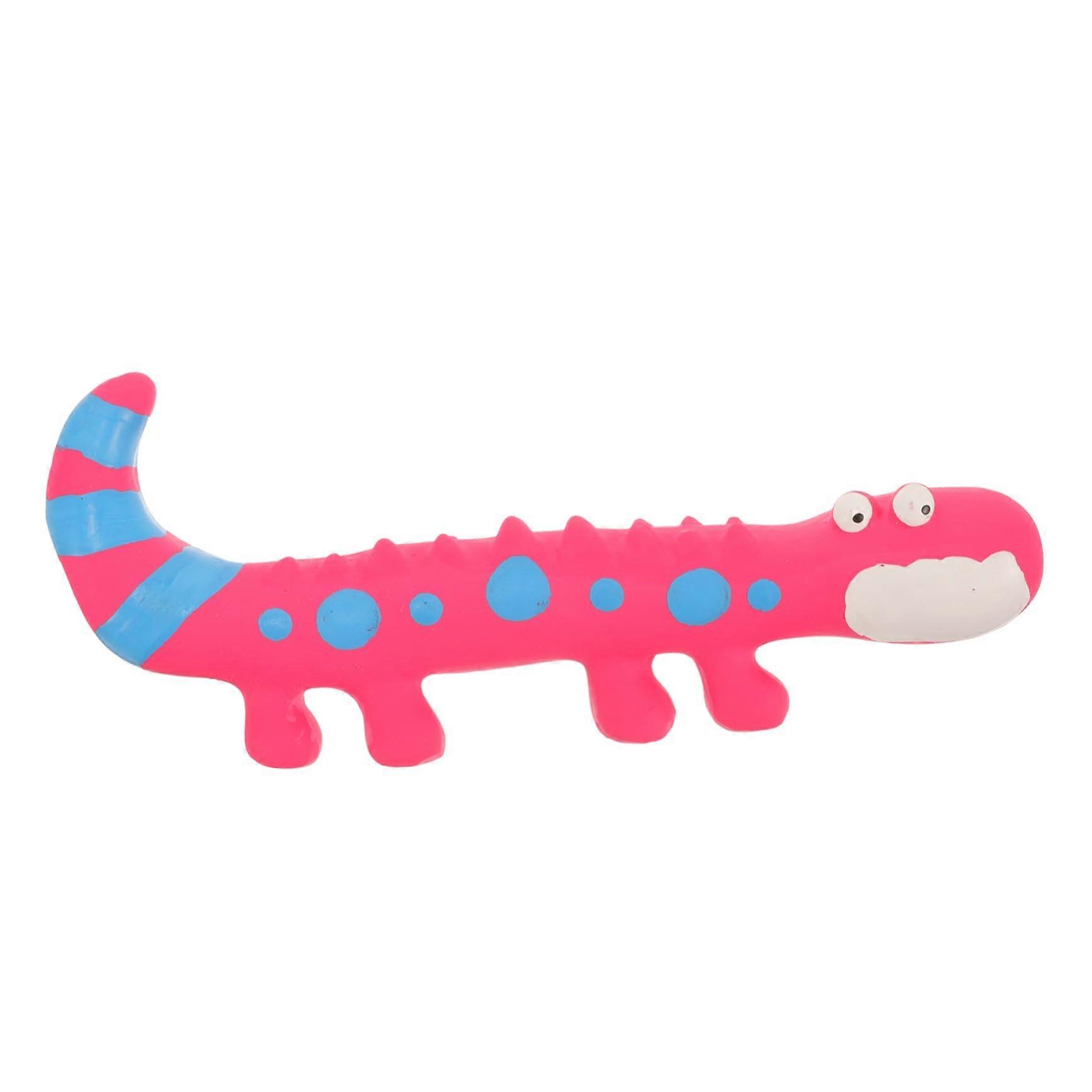 Squeaky Dog Toy for Small Dogs and Puppies, Durable Lizard Chew Toy, Interactive Play, Promotes Dental Health