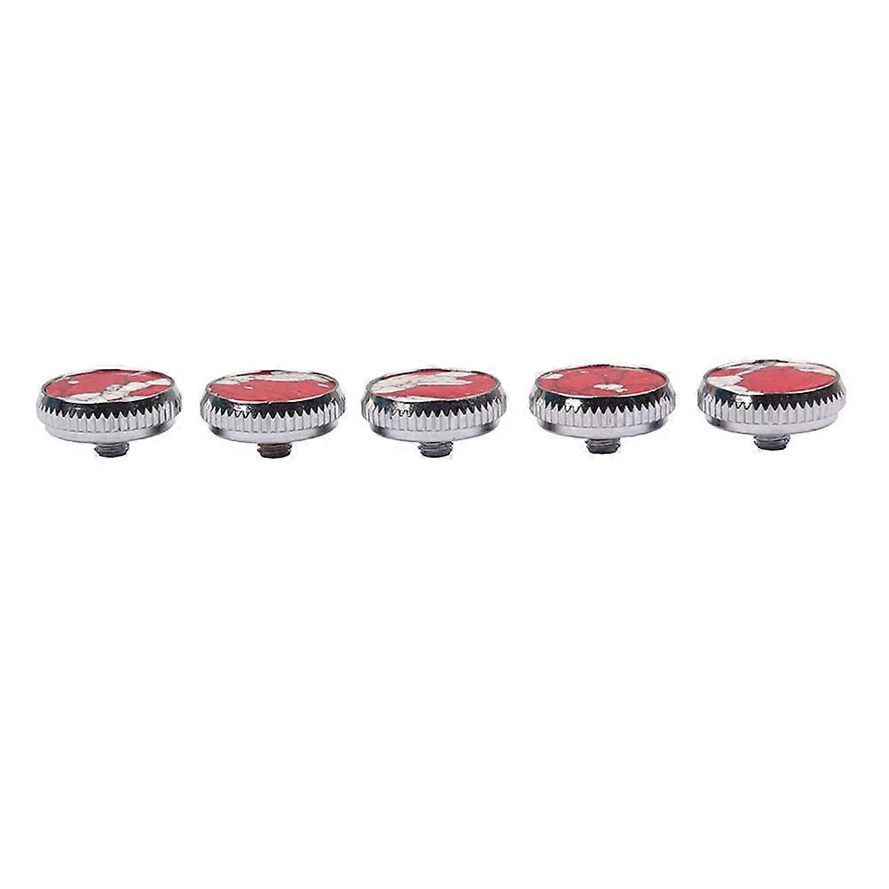 Saxophone Button Set Repair Tool Kit Musical Instrument Accessory Decor DIY Green Plastic Replacement 5Pcs