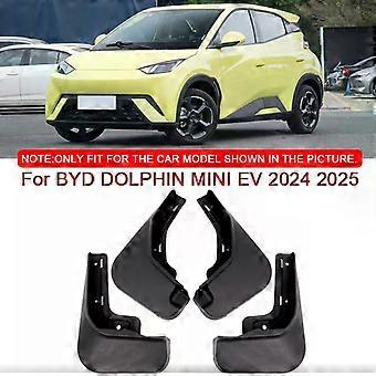 For BYD DOLPHIN MINI EV 2024 2025 Car Styling ABS Car Mud Flaps Splash Guard Mudguards MudFlaps Front Rear Fender Accessories