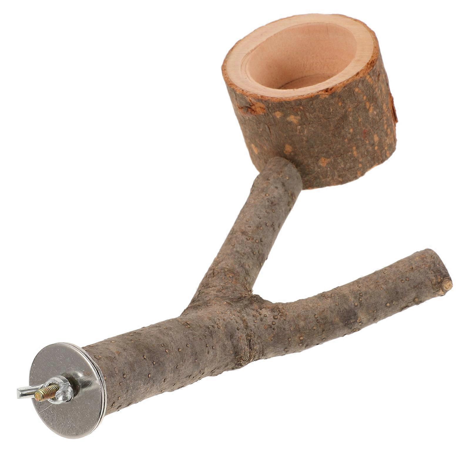 Wooden Bird Perch for Playing Provides Comfortable Grip and Excellent Foot Exercise Easy to Clean