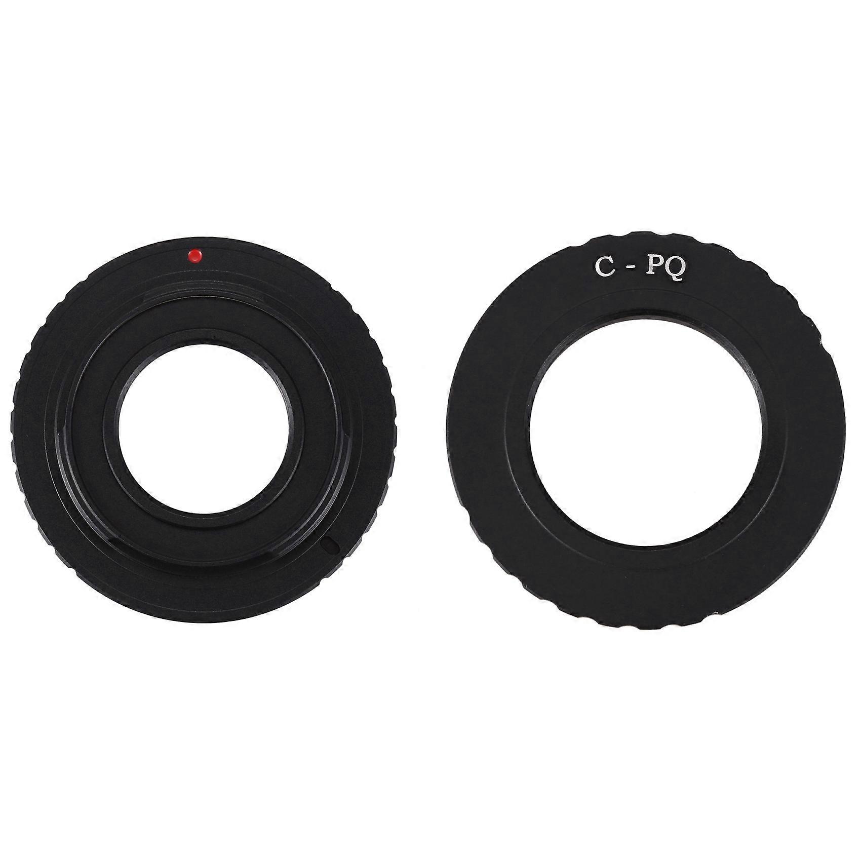 2 Pcs Black C Lens Adapter: 1 Pcs for X Mount X-Pro1 X-E2 X-M1 & 1 Pcs for Q Q10 Q-S1