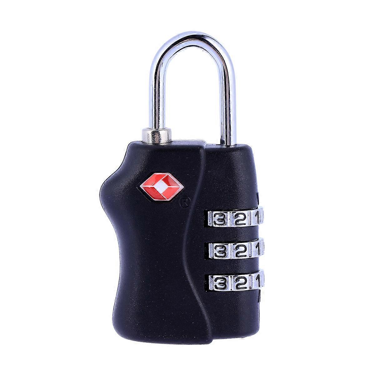 Sea Customs Password Lock Portable Tsa Approved Security Lock with 3-Digit Code