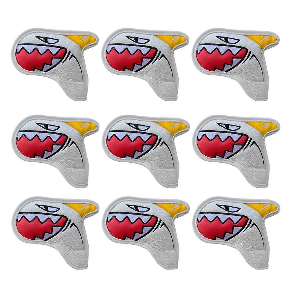 Decorative Driver Covers For Golf Clubs Designed With Dust-Proof Capabilities Made From PU Material In A 9Pcs Set