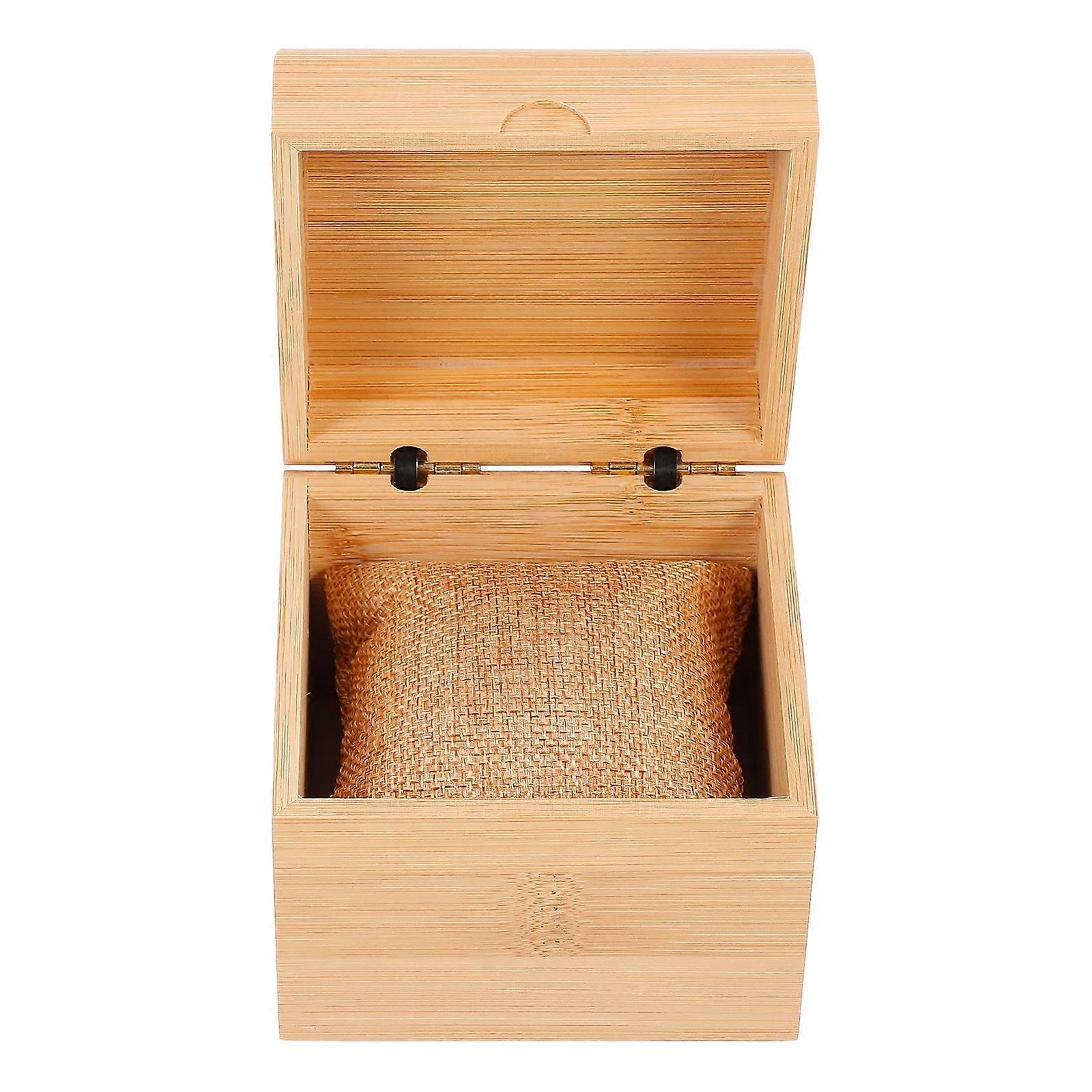 Portable Watch Box Storage For Travel And Home Use Featuring In Light Brown 1Set
