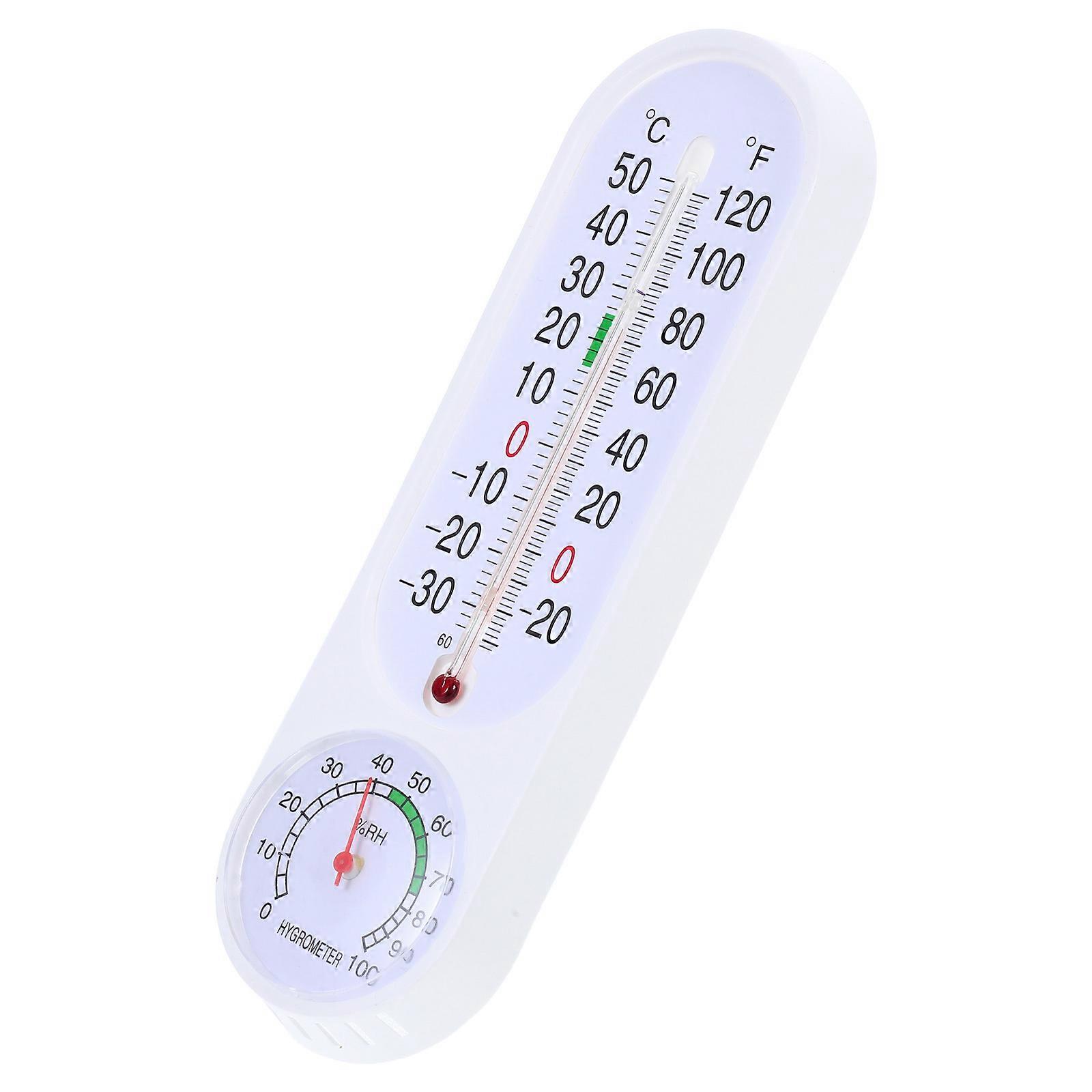 High-Accuracy Temperature Measuring Tool And Hygrometer Ideal For Home Greenhouse Agricultural Use User-Friendly Design 1Set