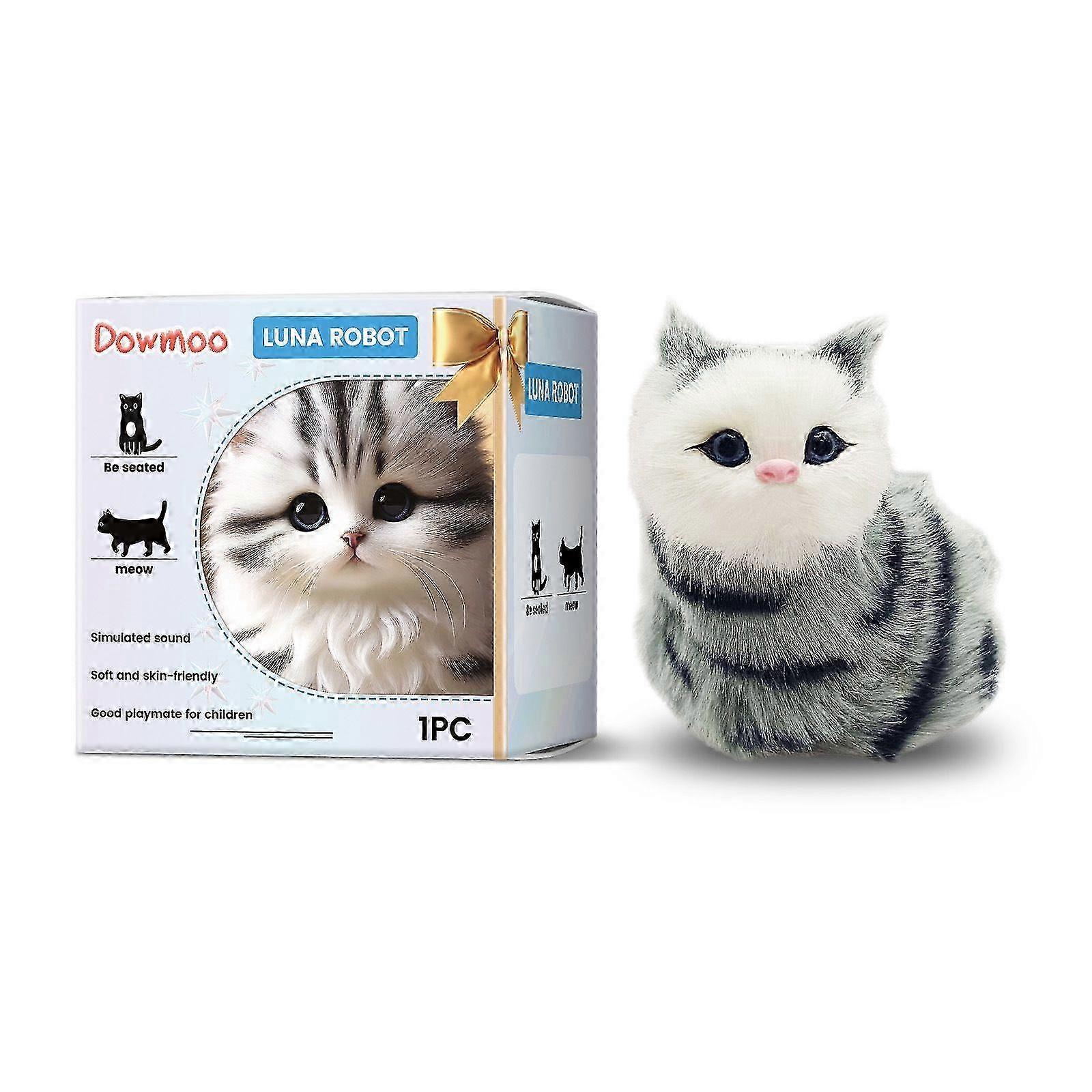 2025 Cat Robot, My Robot Realistic Electric Cat Plush Kitten, Acts Like A Real Cats