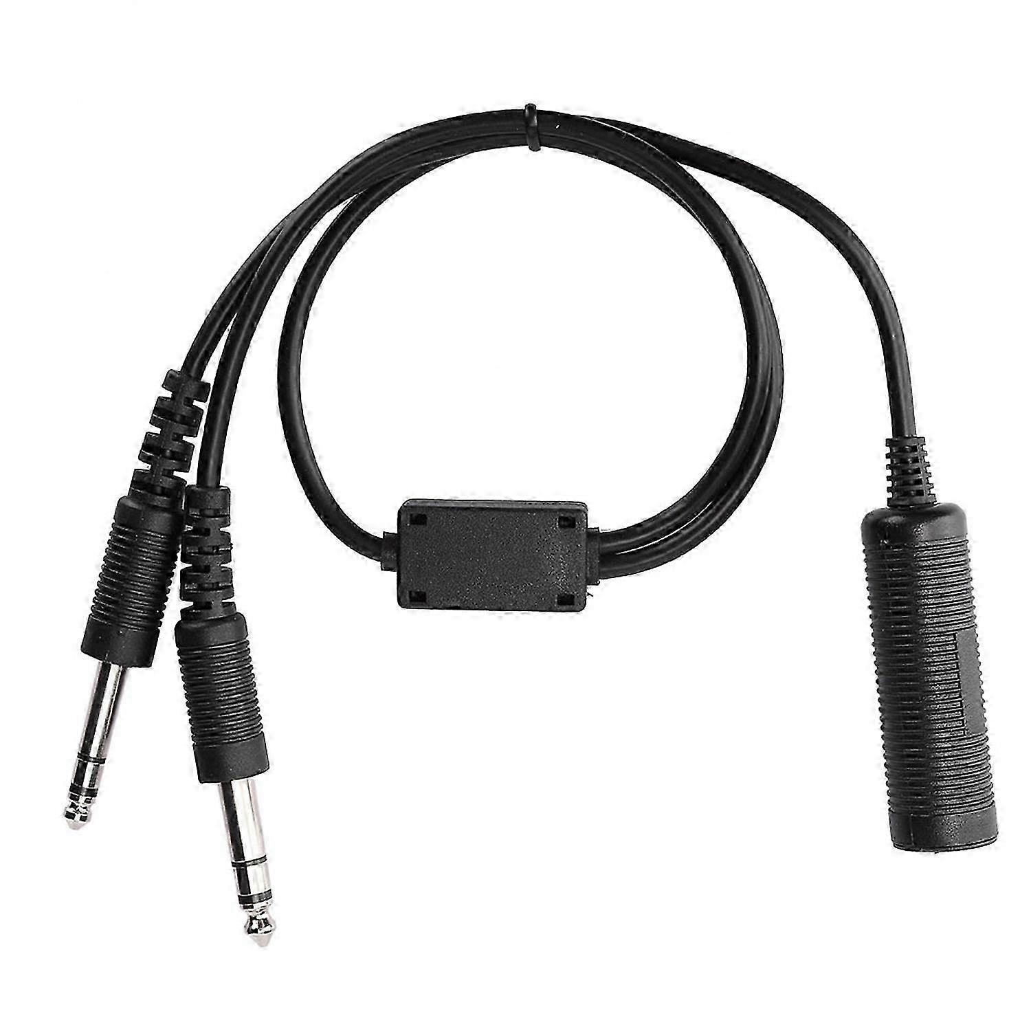Helicopter to General Aviation Headset Adapter Cable - David Clark AVCOMM, U 174