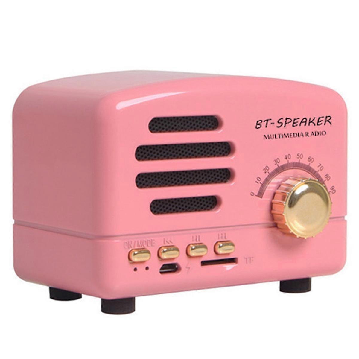 Powerful Retro Bluetooth Speakers, Retro Decorative Mini Speakers