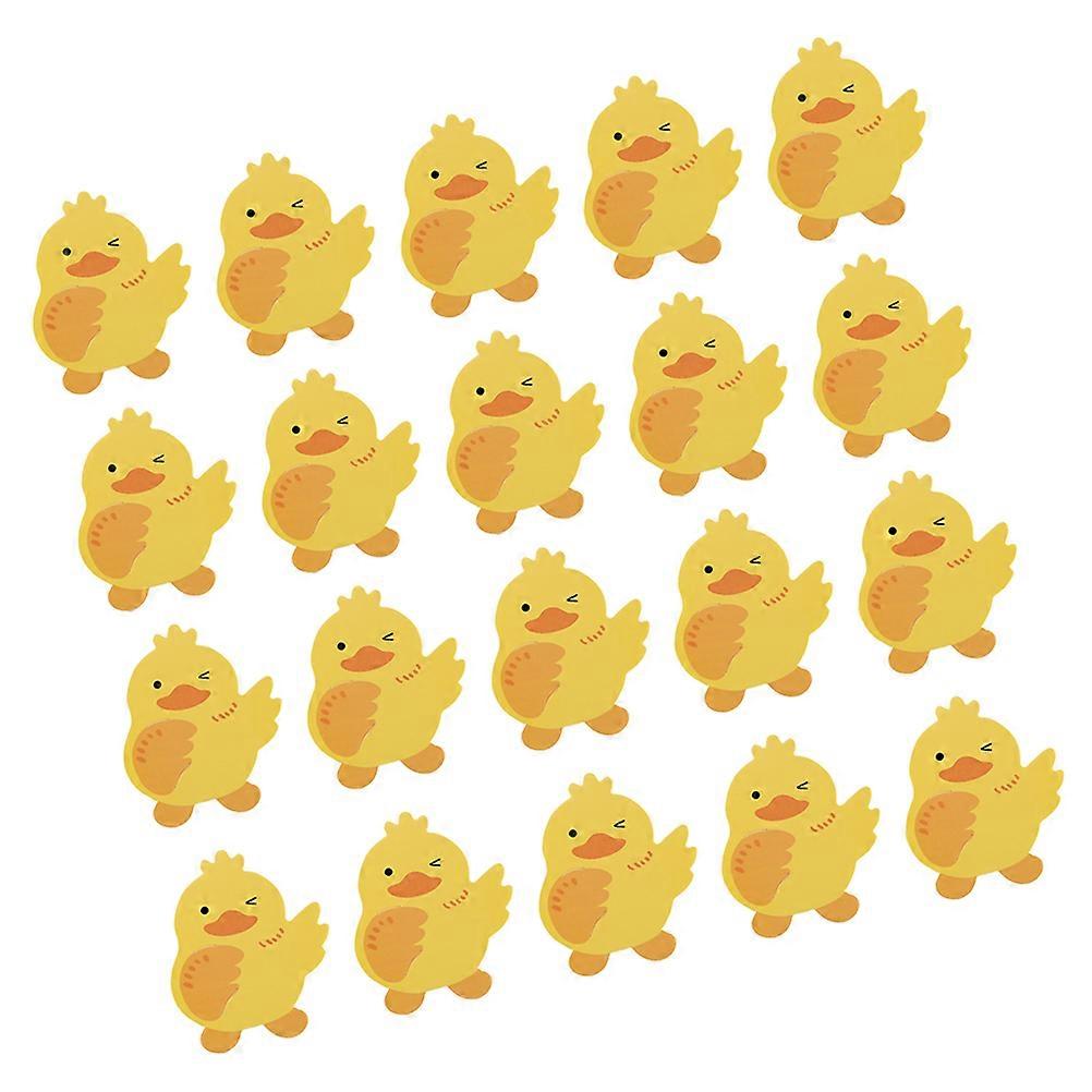 Message Cards 100Pcs Yellow for Children's Party Fun Decoration 6.7*8.2cm Holiday Event