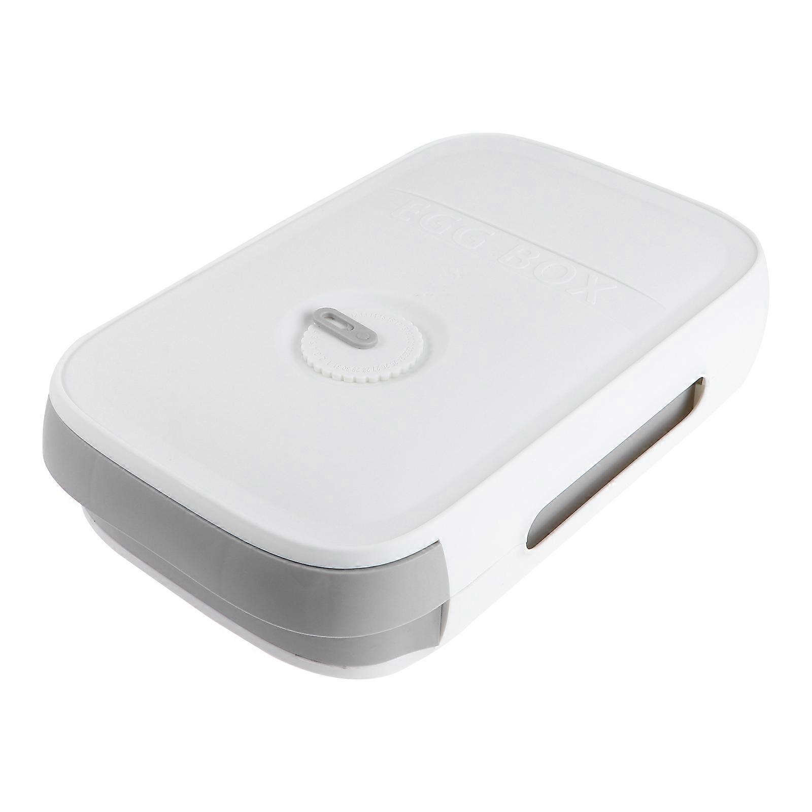 Refrigerator Egg Organizer Drawer Storage Bin For Kitchen Organization 32x21cm Smooth Pulling 1Pack