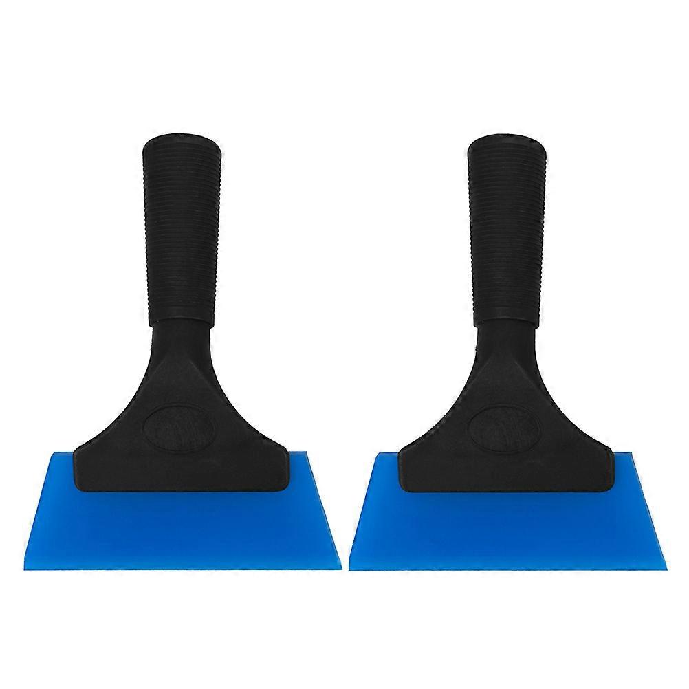 Ergonomic Blue Mini Squeegee for Window Cleaning and Car Use Crafted from Durable PP Material 2pcs