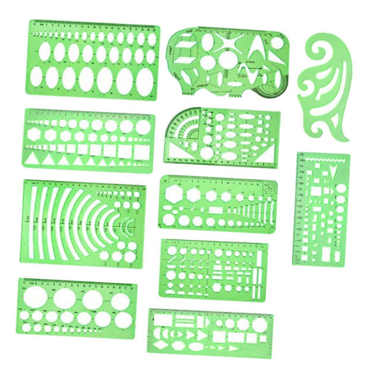 Hollow Drawing Tool Circle Template Geometric Ruler Formwork Templates Measuring Rulers