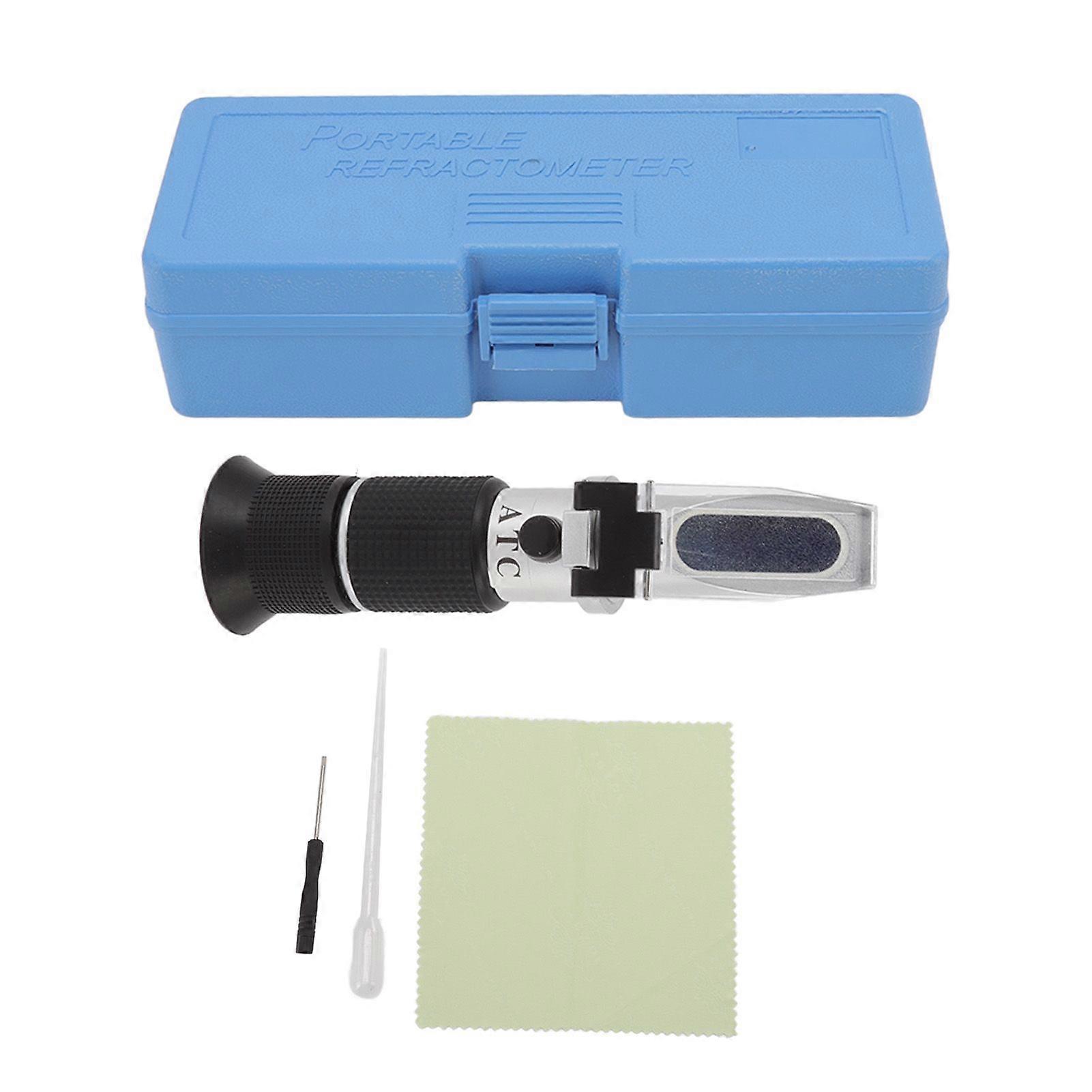 0?80% Brix Meter Refractometer Portable Handheld Brix Refractometer for Measuring Sugar Content in Fruit Sugary Drink
