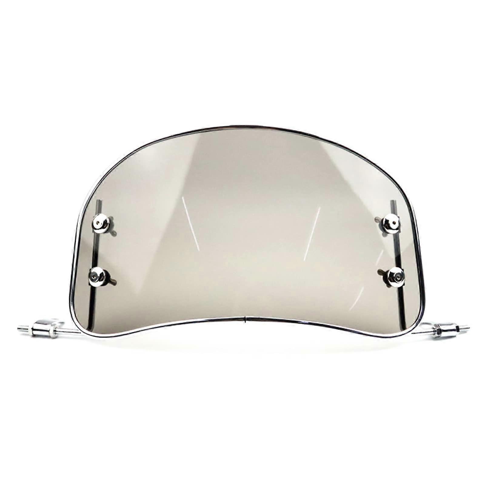 Windscreen for Scooter, Scratch-Resistant Wind Deflector, Clear/Black, Universal Fit, Durable Material