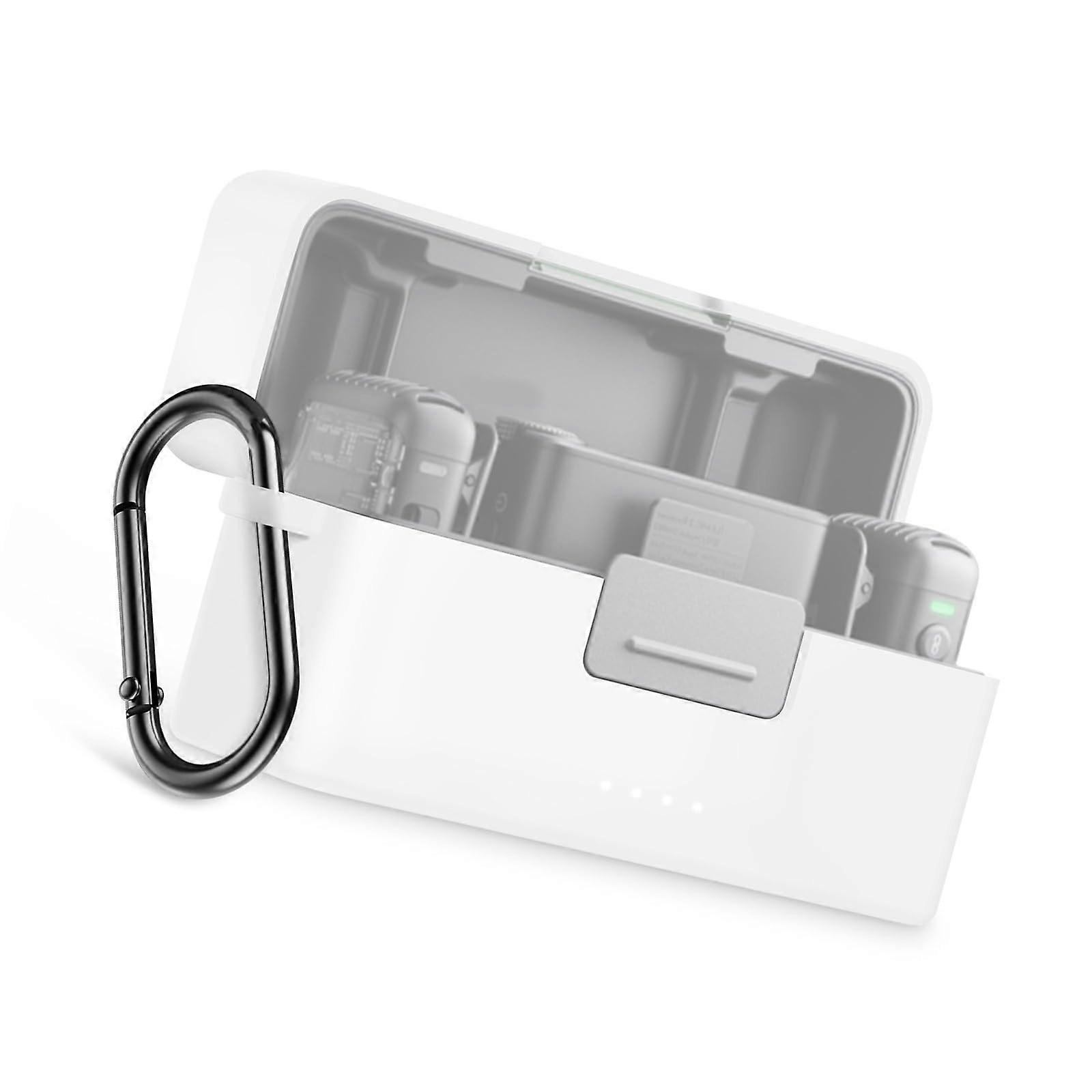 Silicone Case For Microphone | Shockproof, Scratch-Resistant, And Water-Resistant | 2-Microphone Design | White