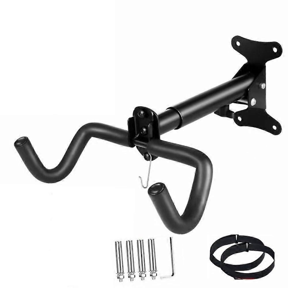 Fahrrad-Wand-Display Telescoping Wall Rack For Mountain and Road Bikes, Adjustable Frame Styles and Handlebar Widths
