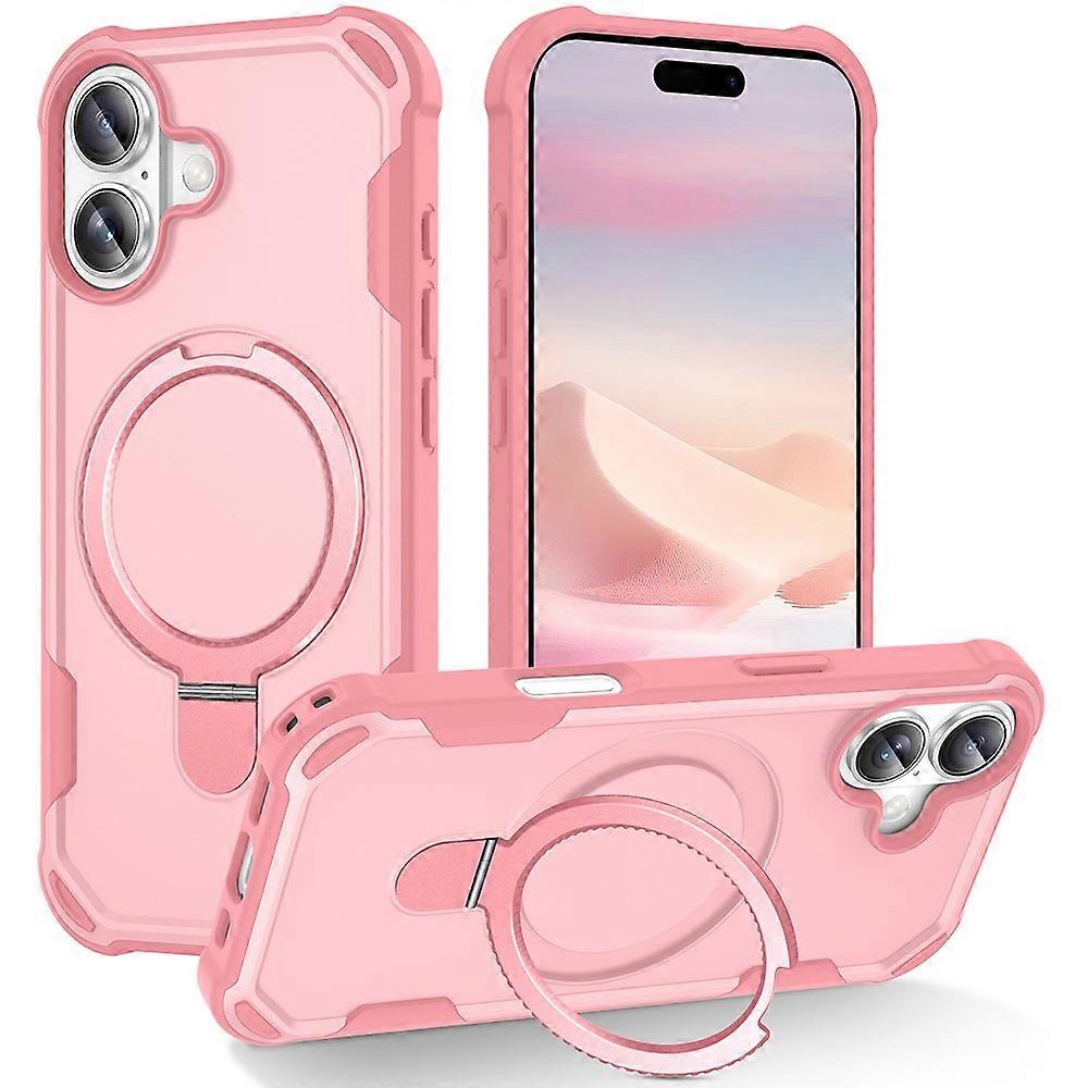 Compatible For iPhone 17 Case Compatible with MagSafe Kickstand TPU + PC Shockproof Phone Back Cover