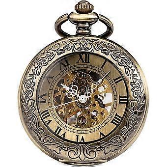 Vintage-Herren-Taschenuhr mit Kette, ein stilvolles Accessoire zur Ergänzung klassischer Outfits