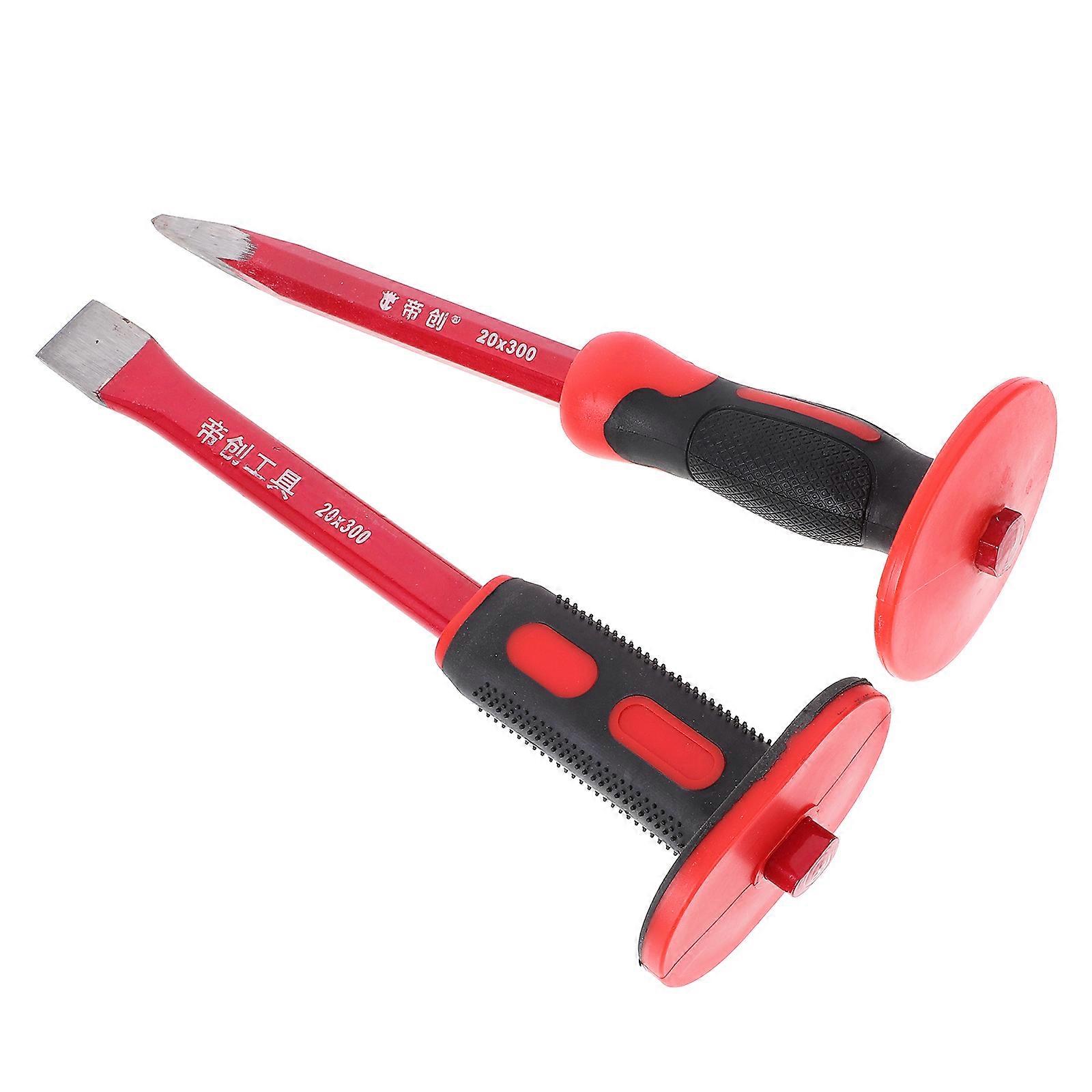 Masonry Drill Bit Concrete Breaker Tool Metalworking Assorted Color Heat Treated Chrome Vanadium Steel for Cutting 1 Pair