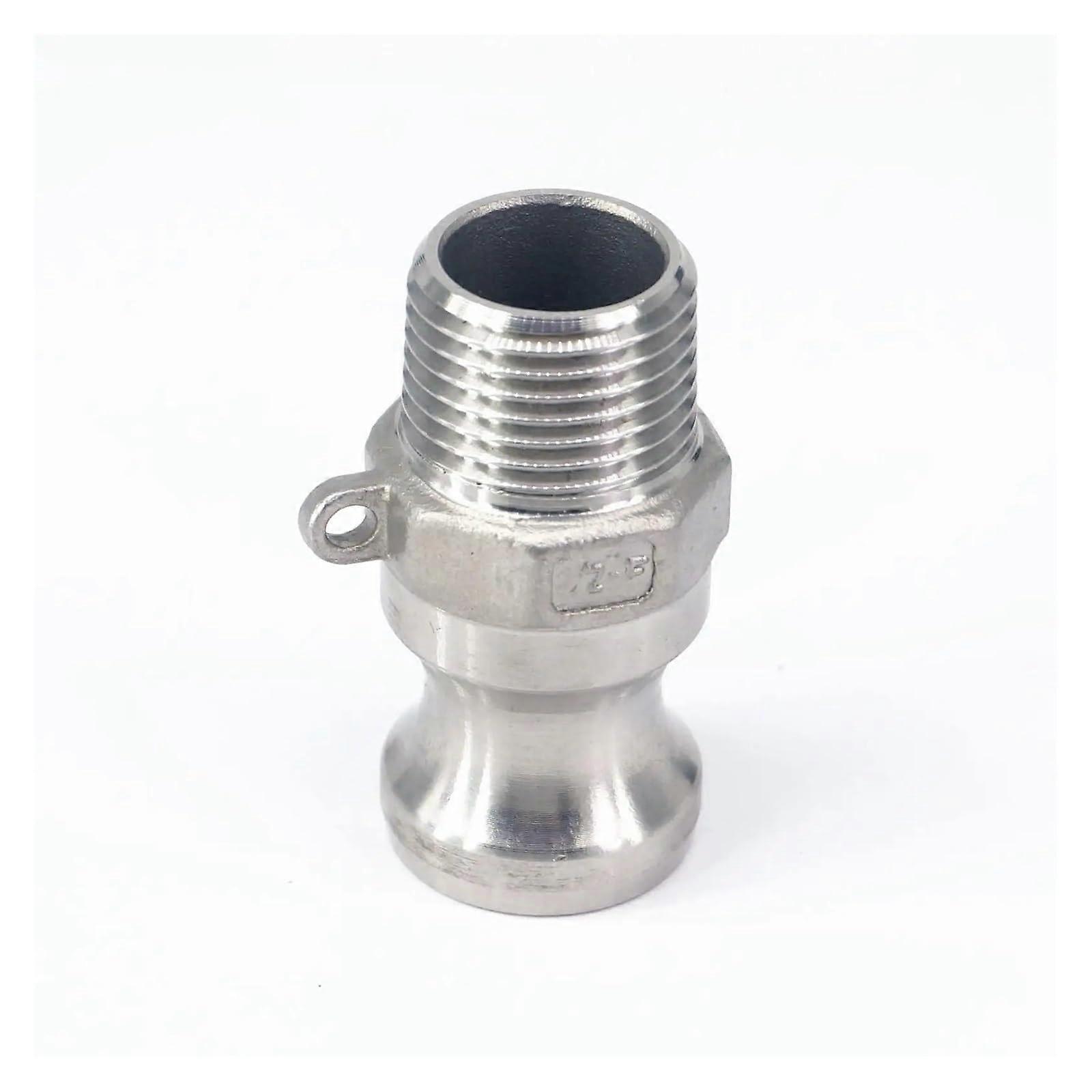 1/2" Male Thread 304 Stainless Steel Type F Camlock Fitting Coupling for Hose and Pipe Connections