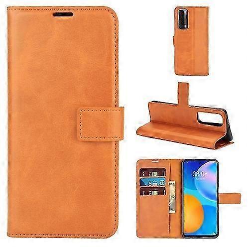 Retro Calf Pattern Buckle Horizontal Flip Leather Phone Case