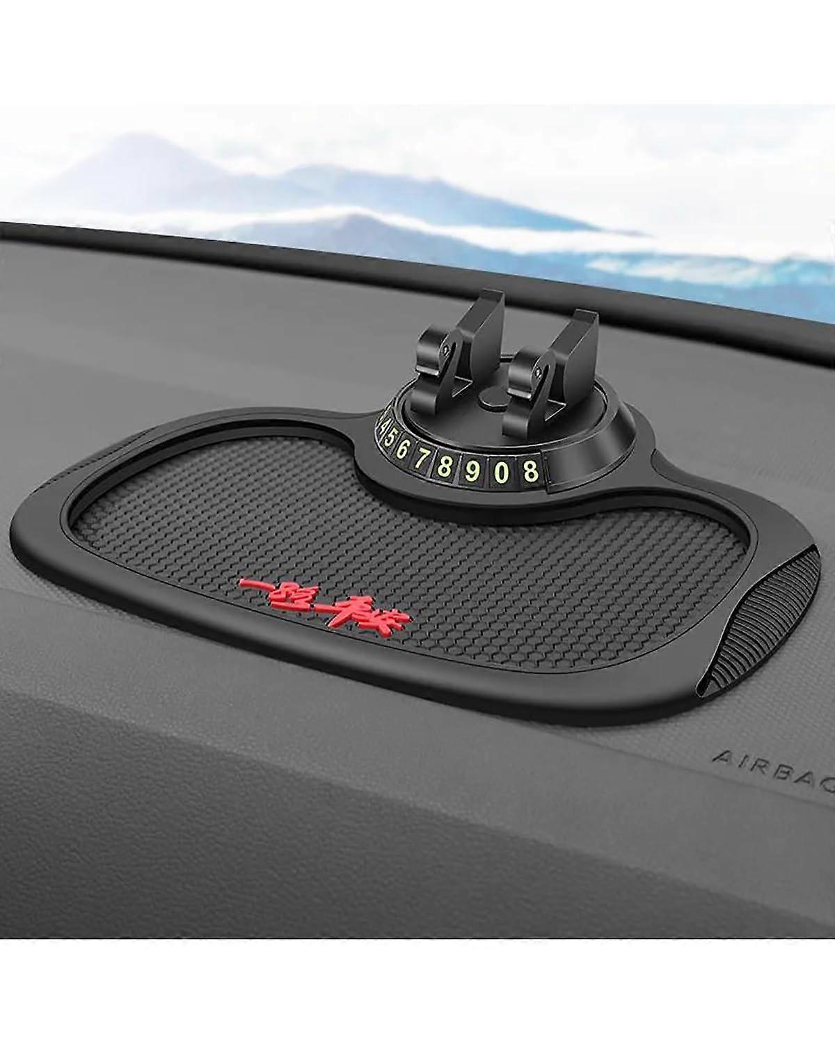 Car AntiSlip Mat Auto Phone Holder Non Slip Sticky Dashboard Mat Black