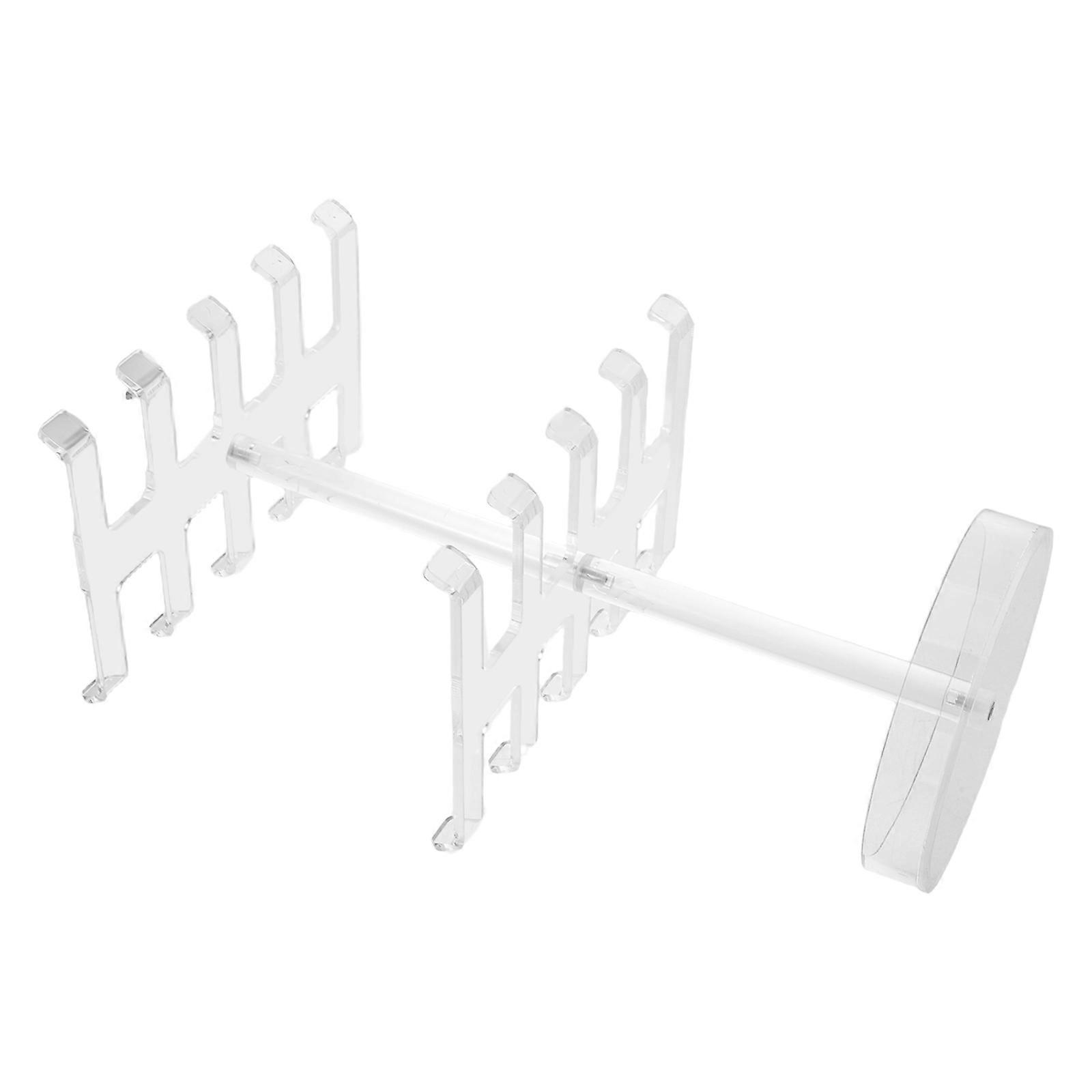 Transparent Acrylic Bracelet Display Stand for Display 2 Tier Organizer Rack