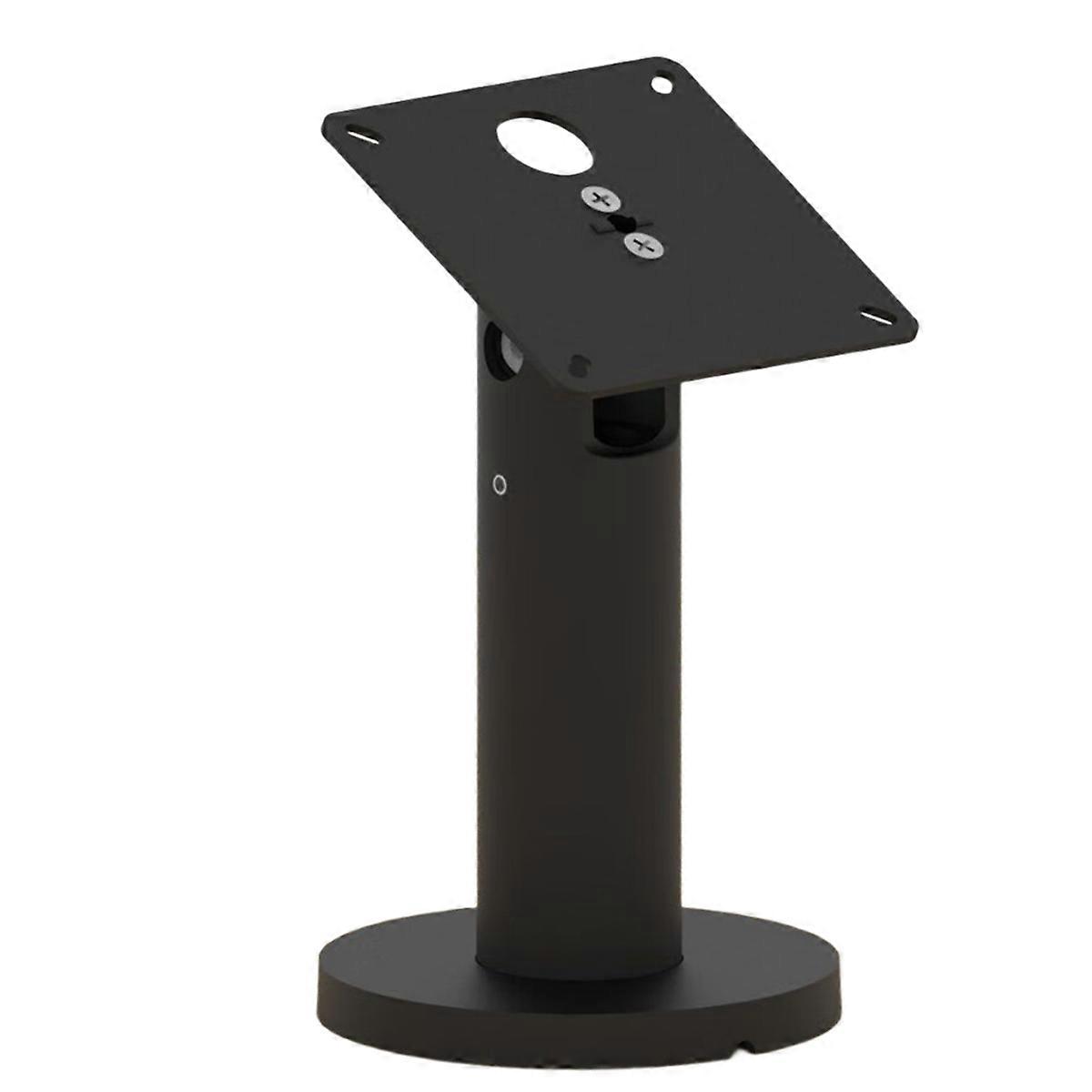180 Tilting 360 Rotating Metal Mount Support 75x75mm (Black)