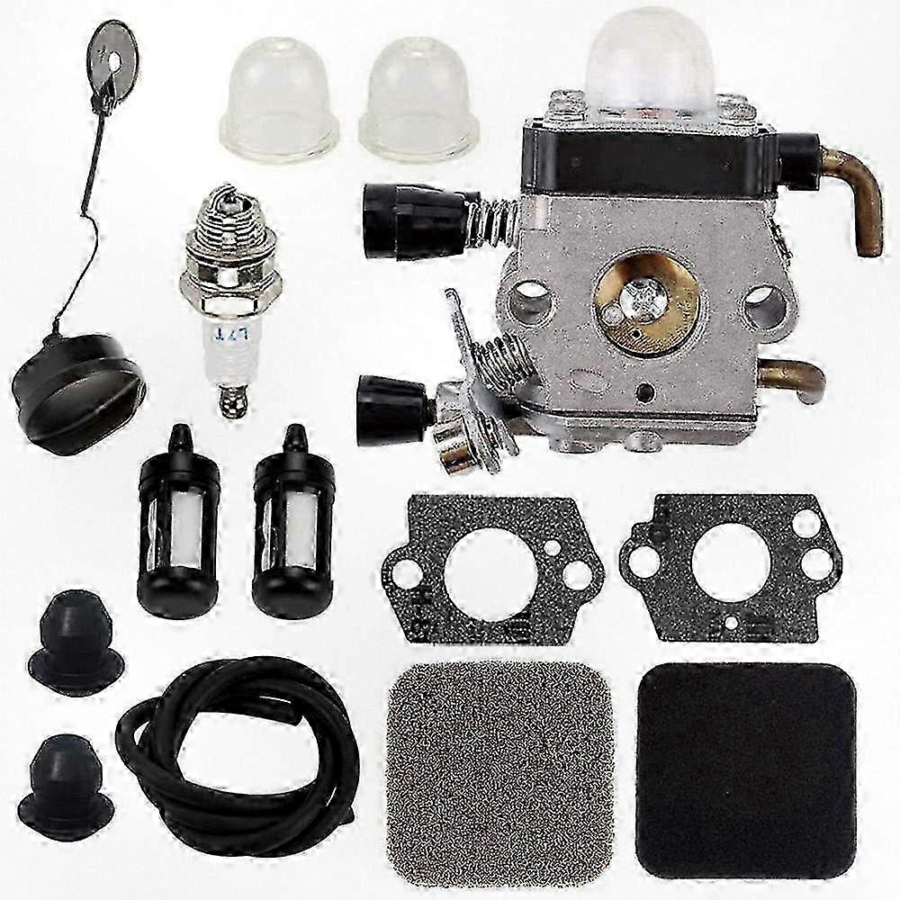 Engine Carburetor Repair Kit for String Trimmers Hedge Trimmers and Brush Cutters Compatible with Various Models