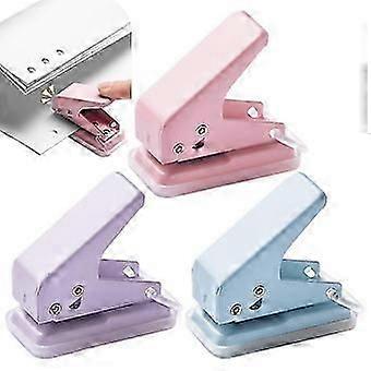 3 Single Hole Punches, Cute Portable 1 Hole Circle Punch, Bookbinding