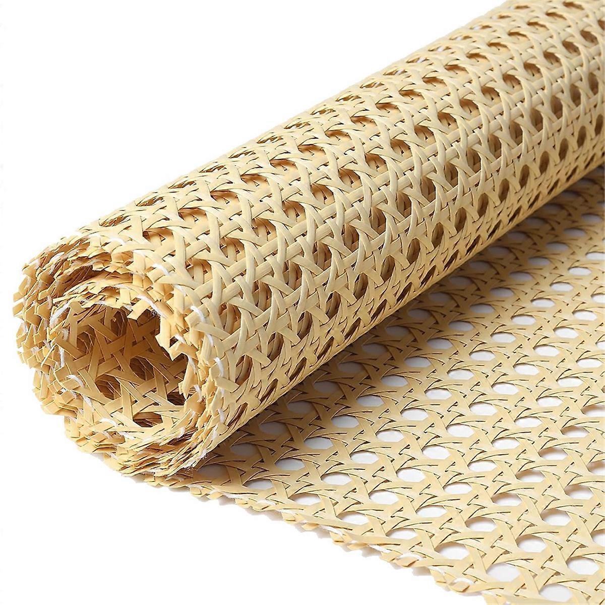 80-Inch Long Rattan Webbing Rolls 16-Inch Wide Natural Rattan Webbing