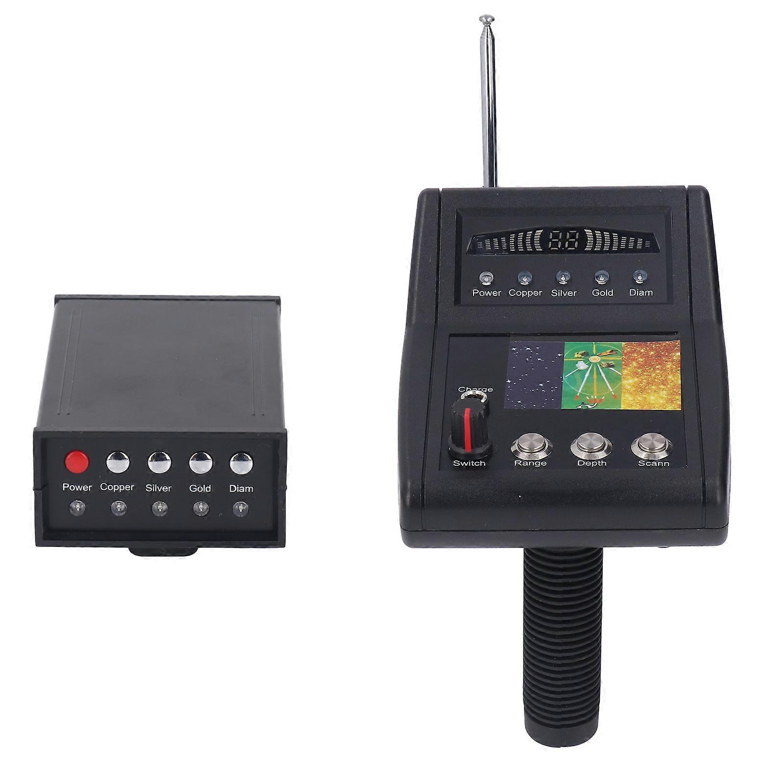 Détecteur de métaux portable Souterrain Gold Finder Pinpointer 15m Profondeur