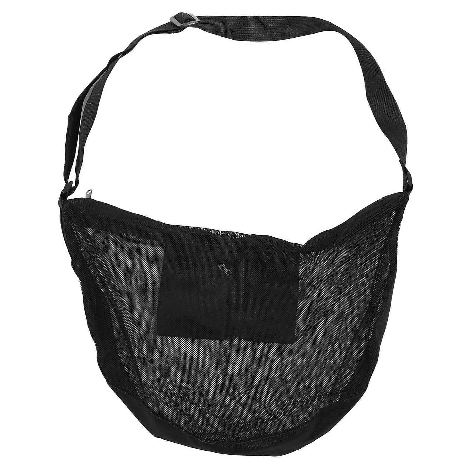 Single Ball Bag Mesh Sports Duffle Bag For Basketball Volleyball Rugby Football Lightweight Gym Gear