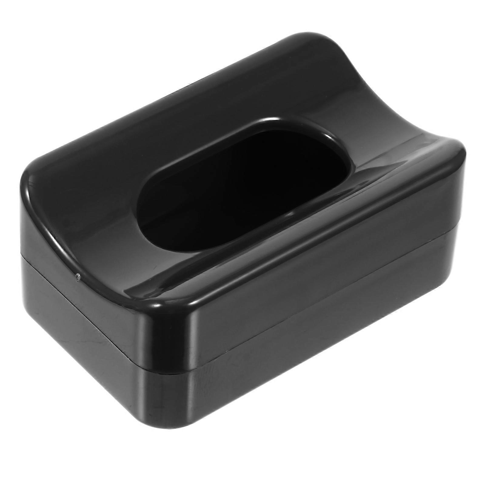 Powder Storage Box for Storage 1Pcs Nail Glitter Powder Container Black