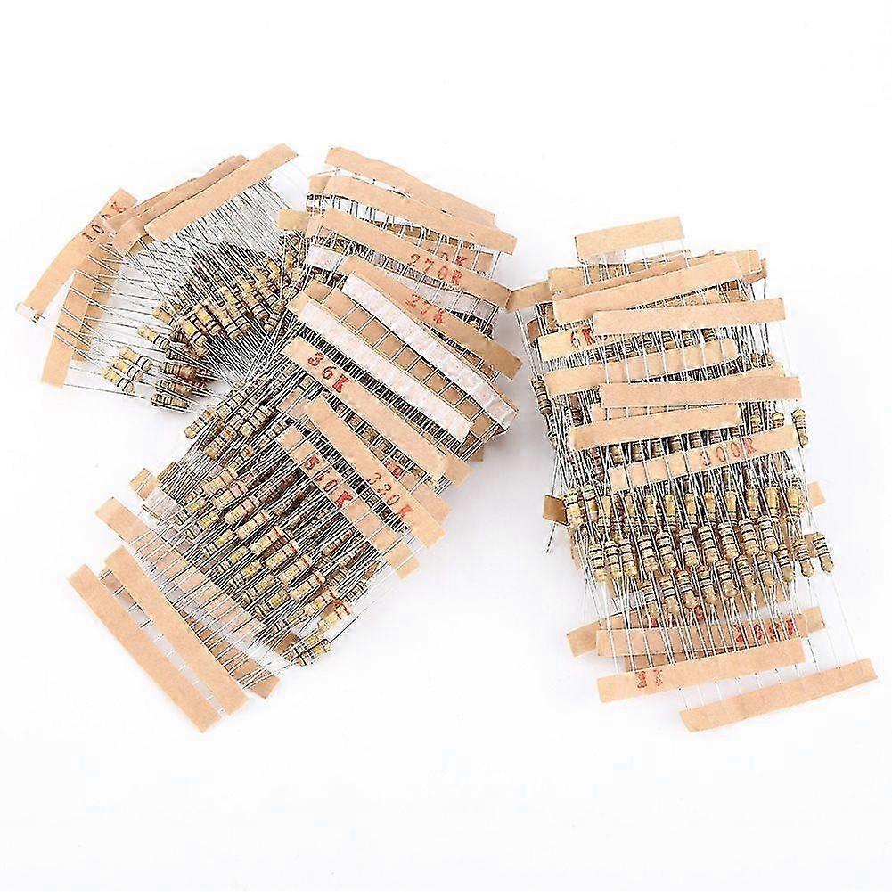 High quality 1000 pieces of 100 specifications resistor pack (1R-10M) 1/2W