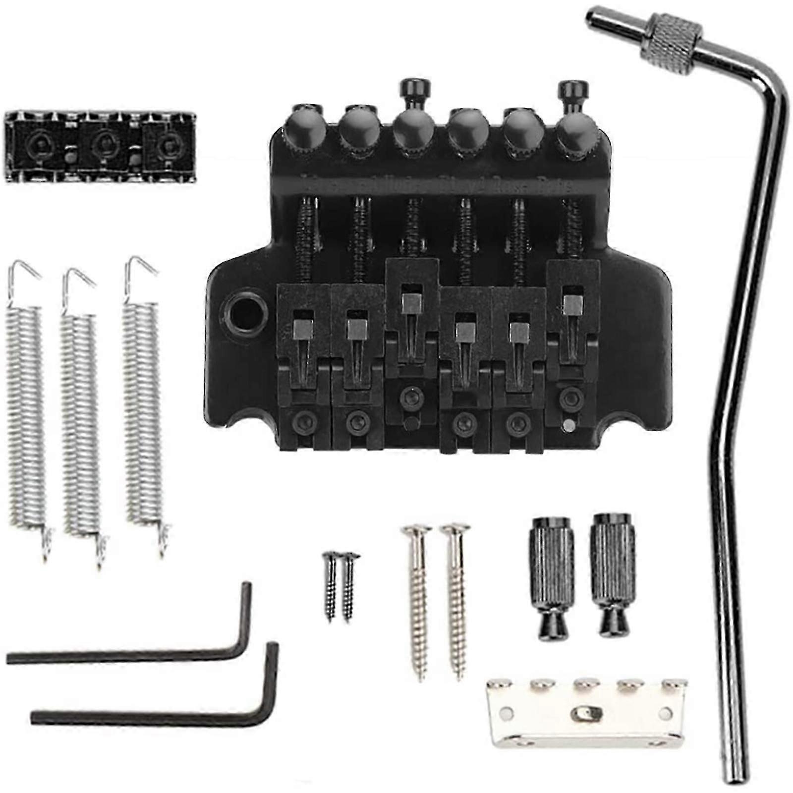 Floyd Rose Double Locking Tremolo System Bridge for Electric Guitar Parts GD/SR/BK js