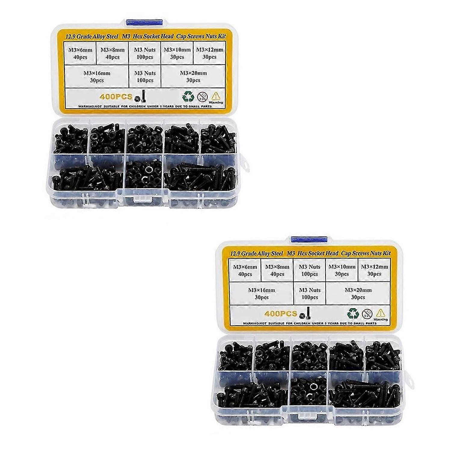 Hexagon Socket Screws with Cylindrical Combination Screw Nut Set