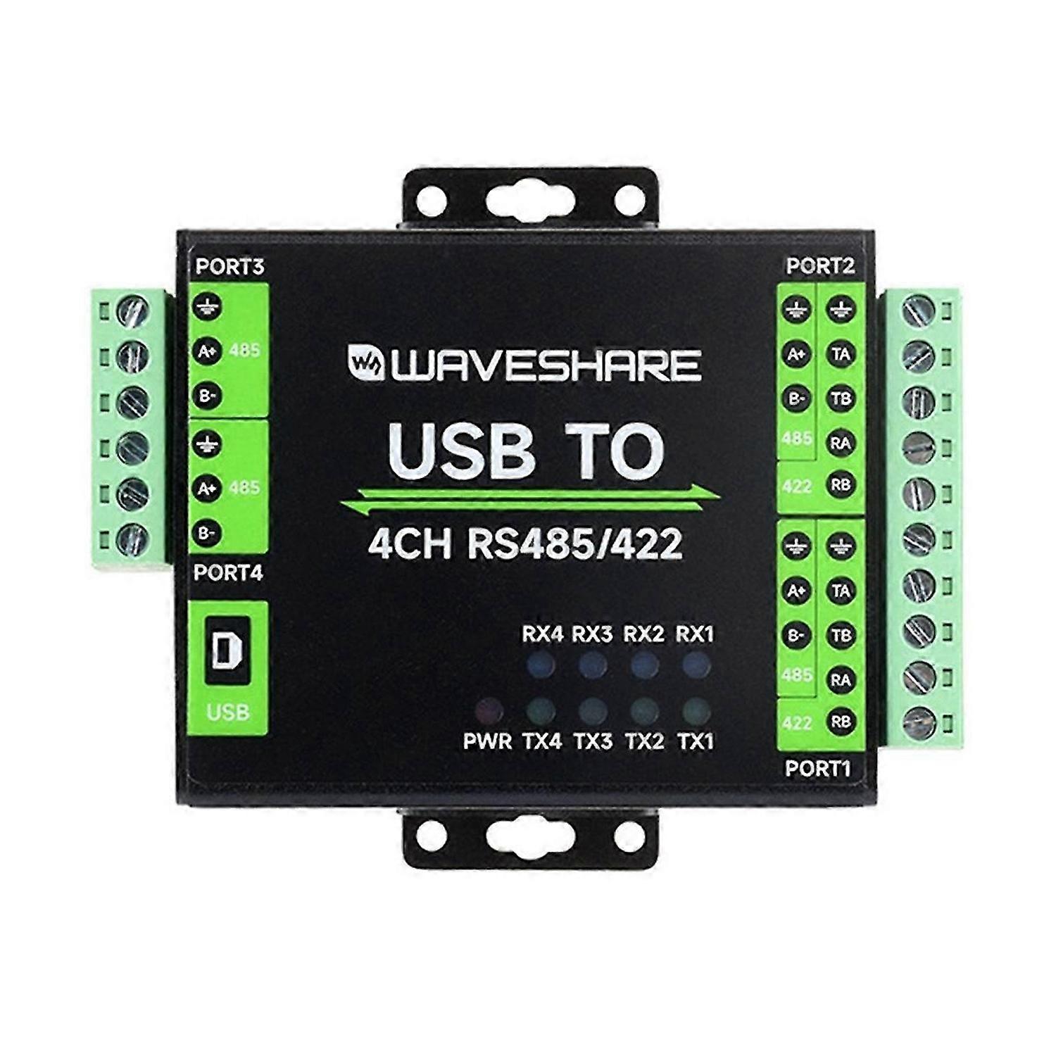 Industrial Isolation 4CH USB to RS485/422 Converter FT4232HL Chip USB to 2-Ch RS485 + 2-Ch RS485/422