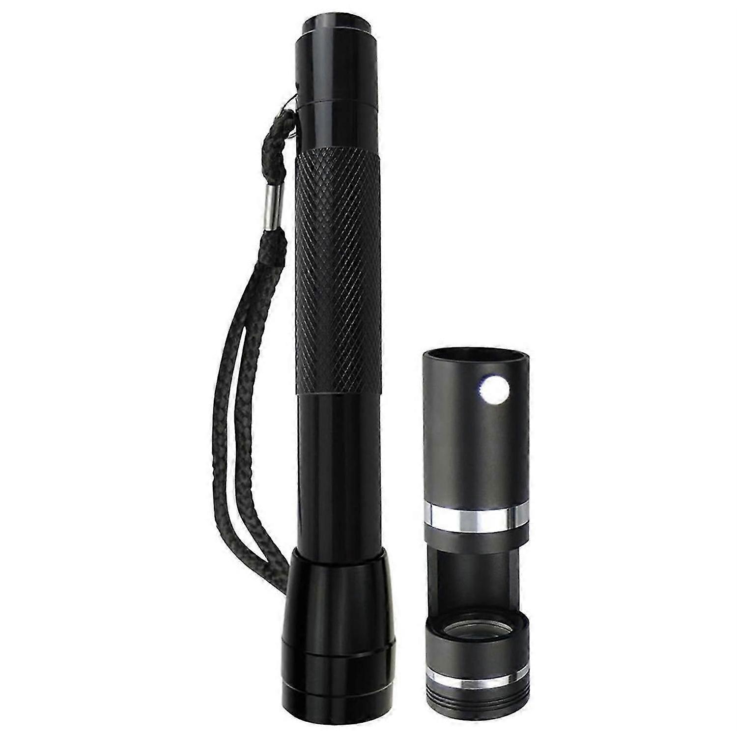 Professional 10x 18mm Darkfield LED Loupe Polariscope Handheld Gem Tester with Flashlight for Jewelers, Gemologists