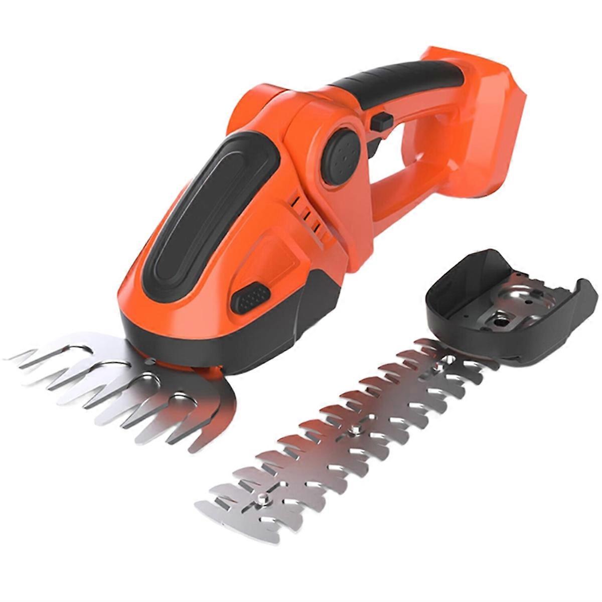 Electric Hedge Trimmer Household Lawn Mower Garden Bush Scissors Grass Scissors for 24V Battery