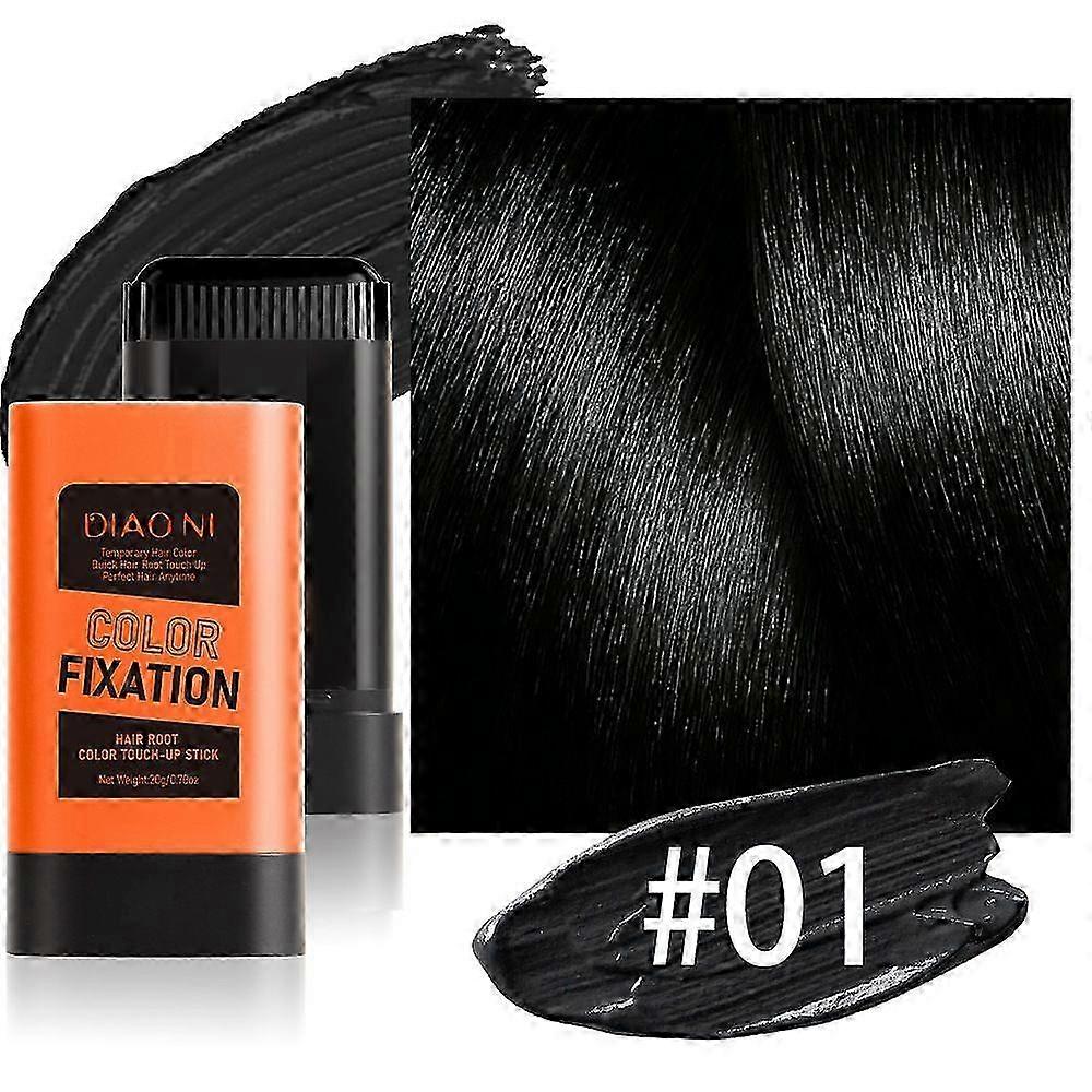 Long Lasting Hair Color Stick, Instant Hair Color Stick With Built-In Comb, Upgraded Waterproof And Sweat-Proof Hairs Dye Combs,Portable Dye Comb For