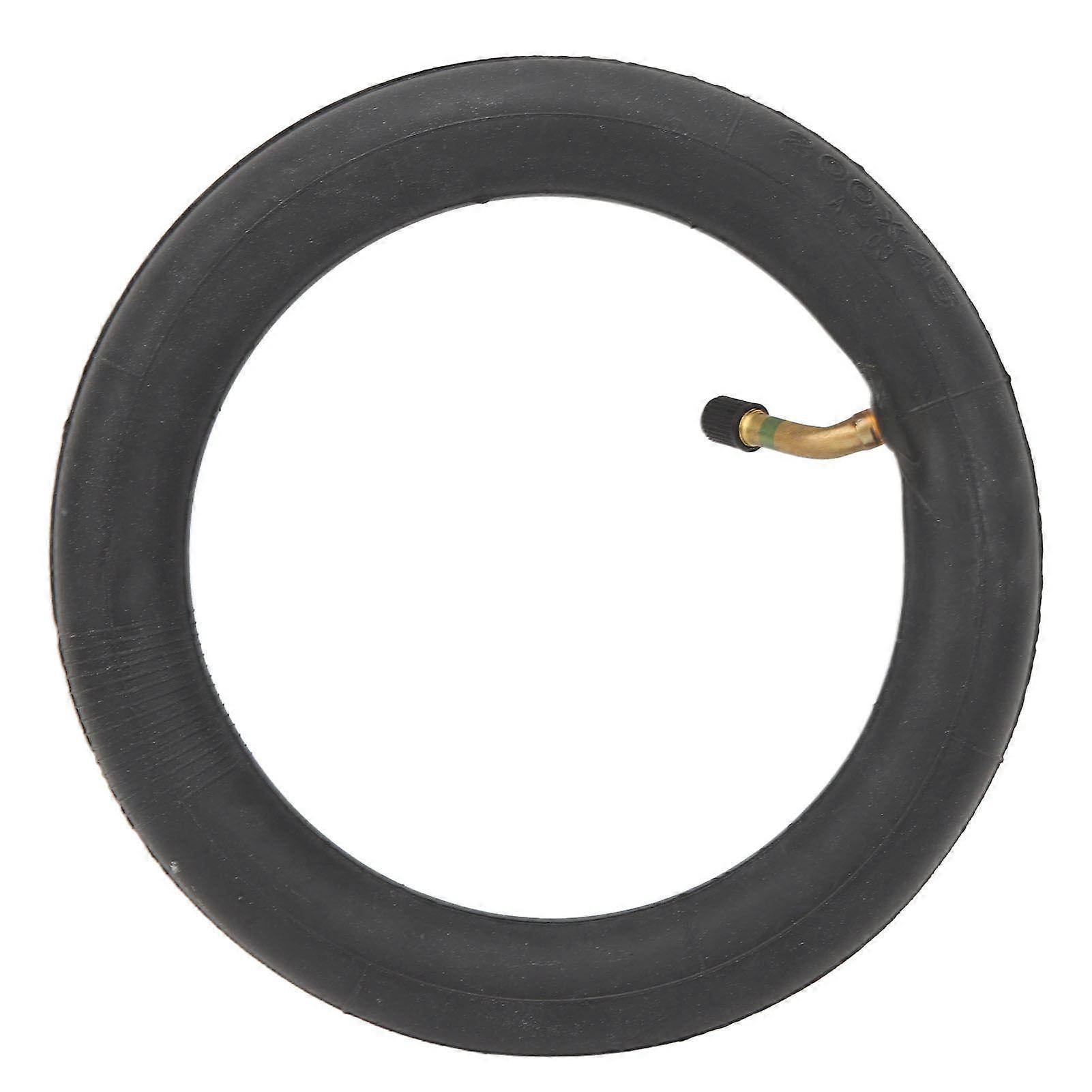 200x45 Electric Scooter Inner Tube 8 Inch Scooter Inner Tube Replacement 45 Degree Valve Thickened Scooter Rubber Inner Tube